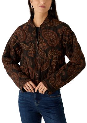 Sanctuary Women's Empress Quilted Bomber Jacket, Large