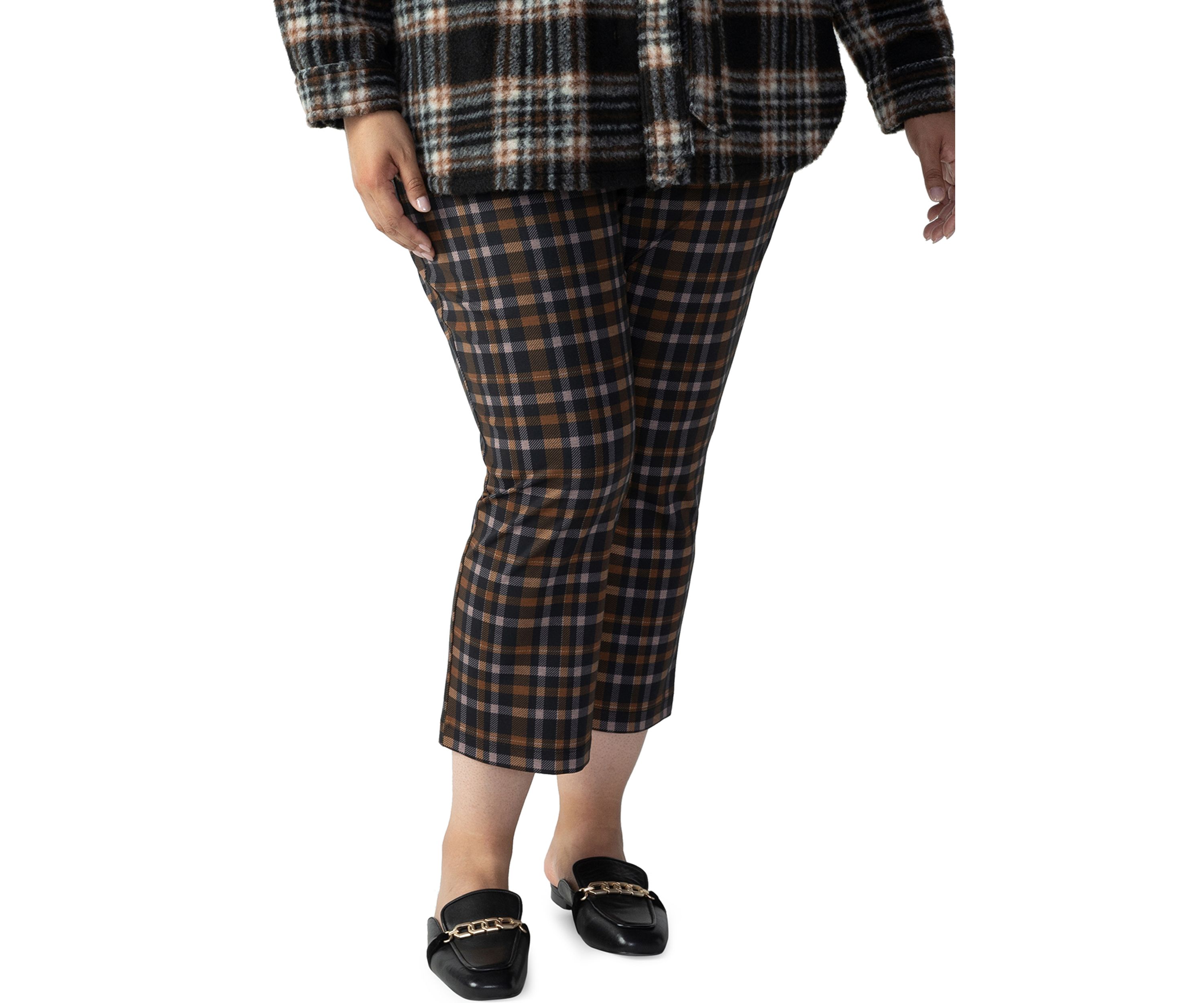 Plus Size Carnaby Kick Cropped Pants