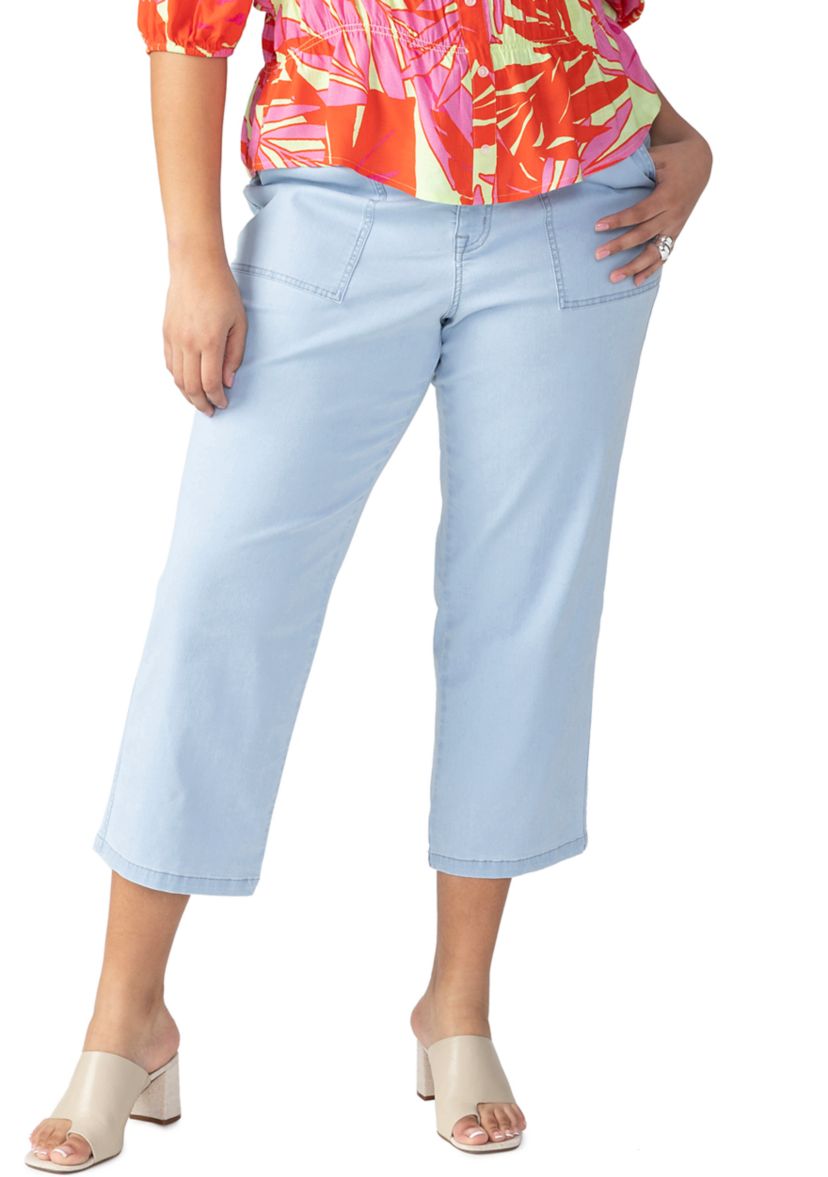 Plus Size Vacation Crop Pants