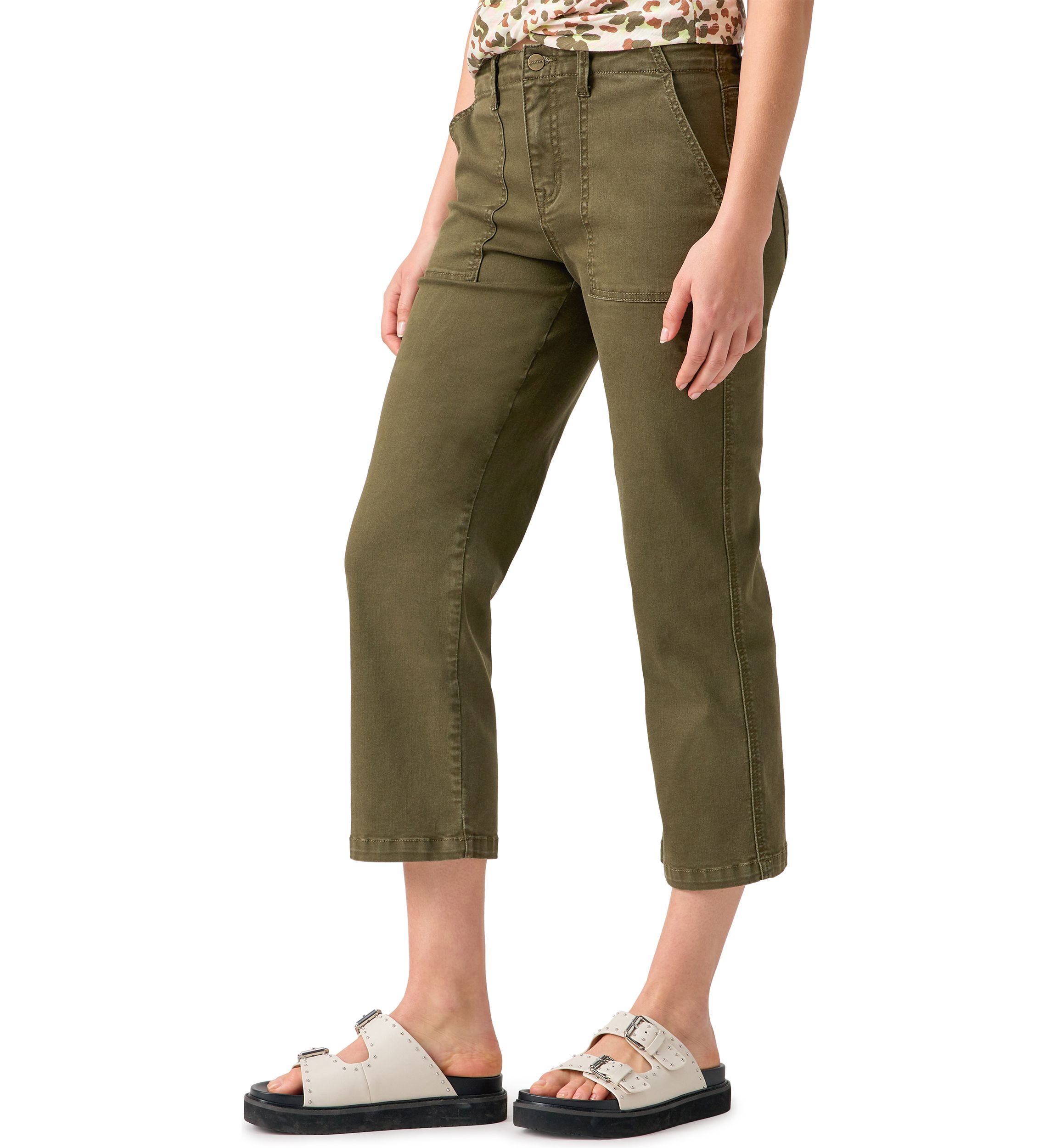 Womens Vacation Cropped Pants