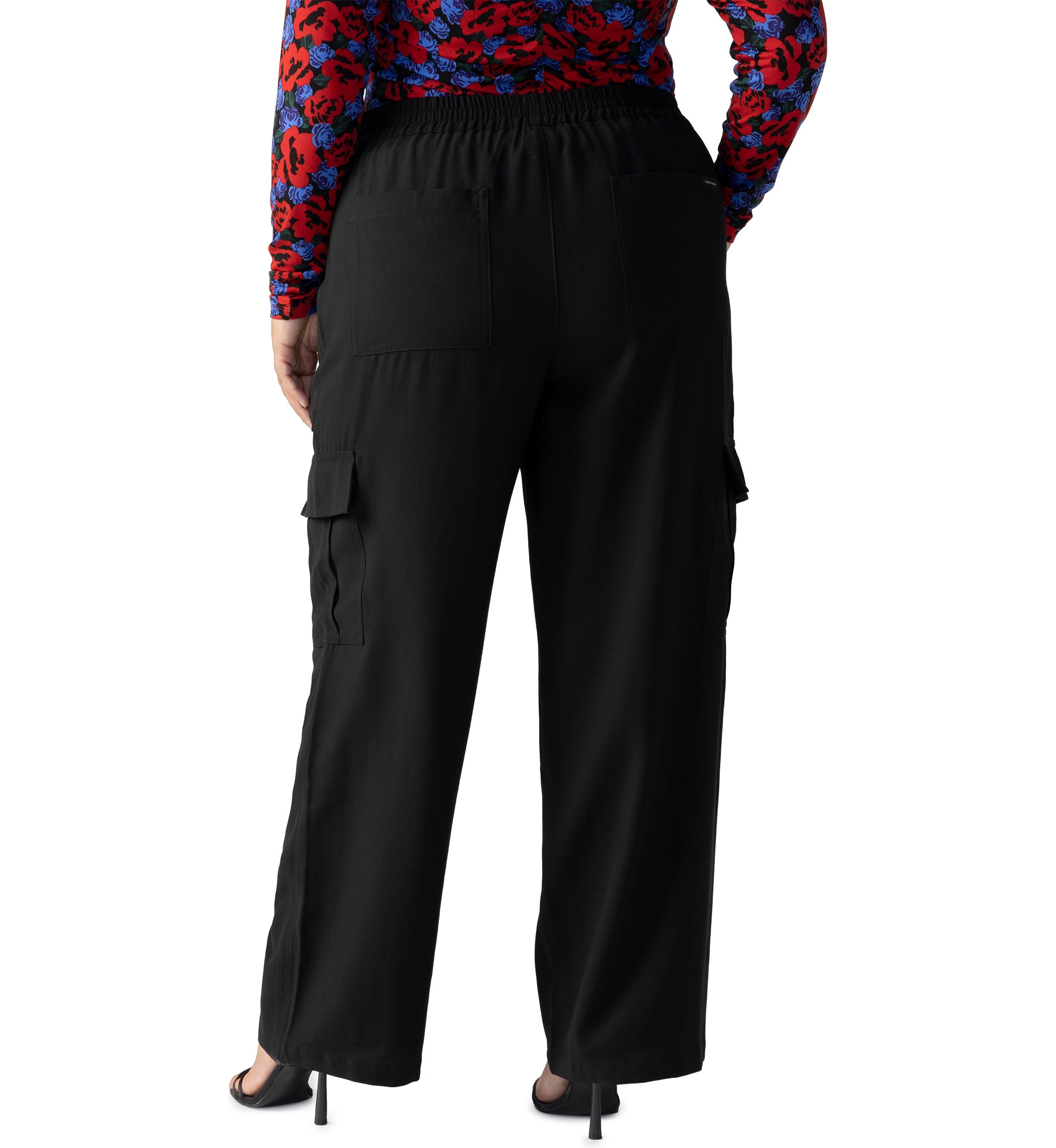 Plus Size Modern Wide Leg Cargo Pants