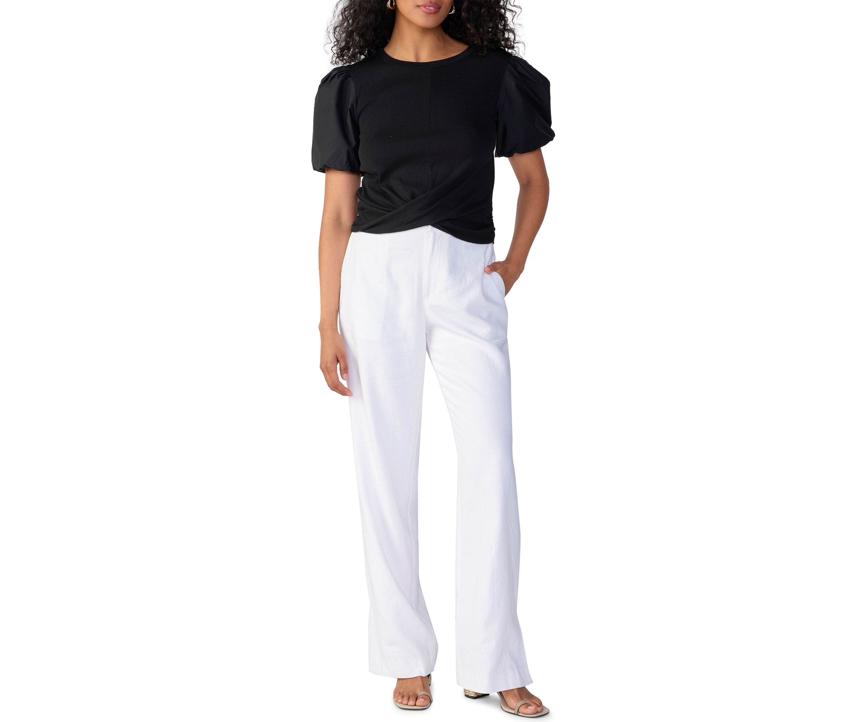 Womens Straight Leg Trousers