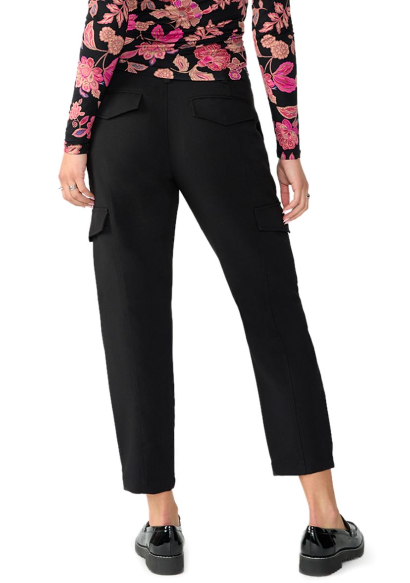 Womens Pleated Cargo Pants