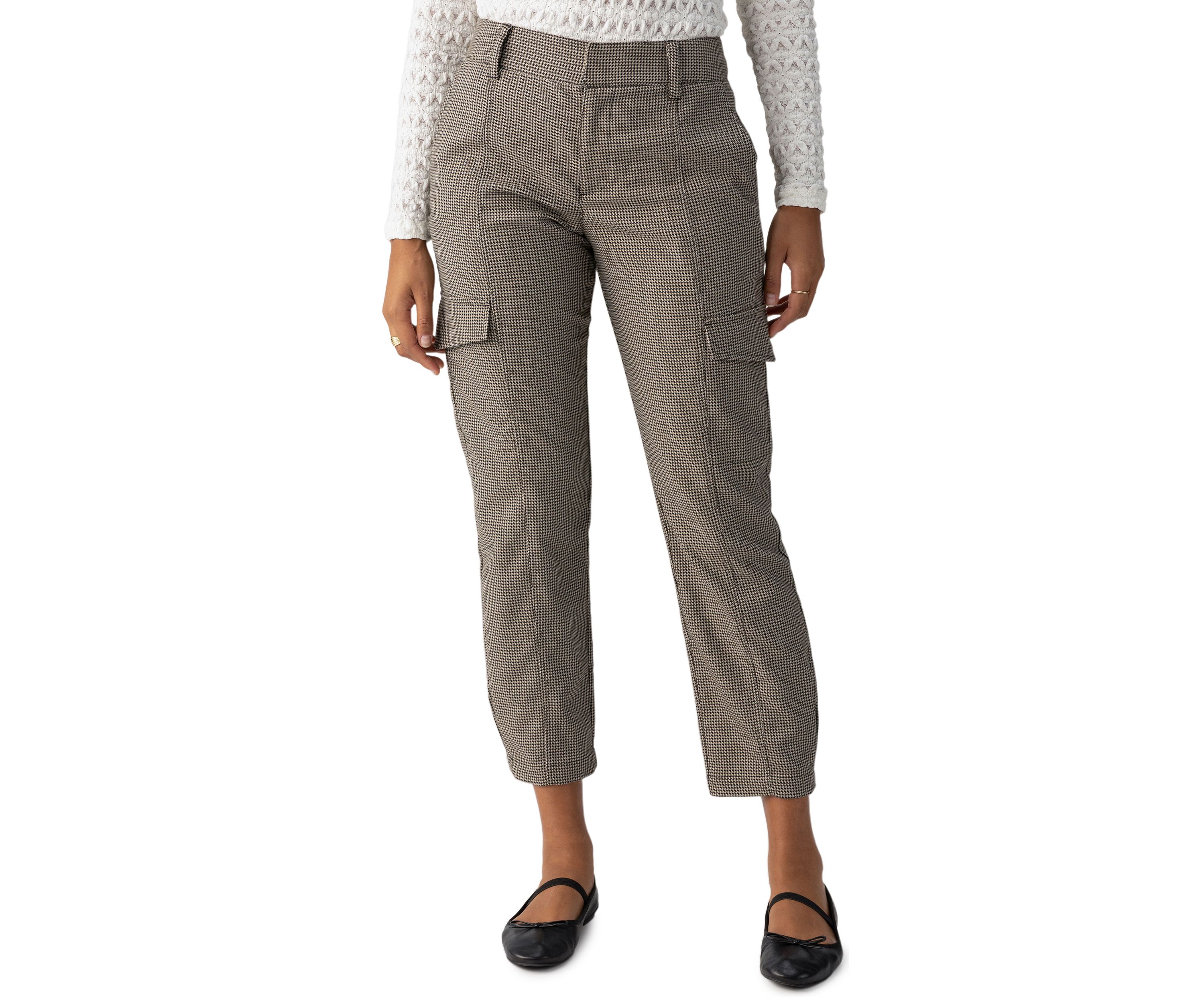 Womens Polished Cargo Pants