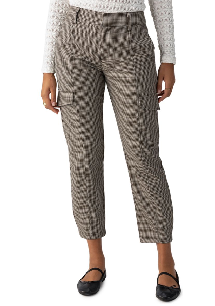 Womens Polished Cargo Pants