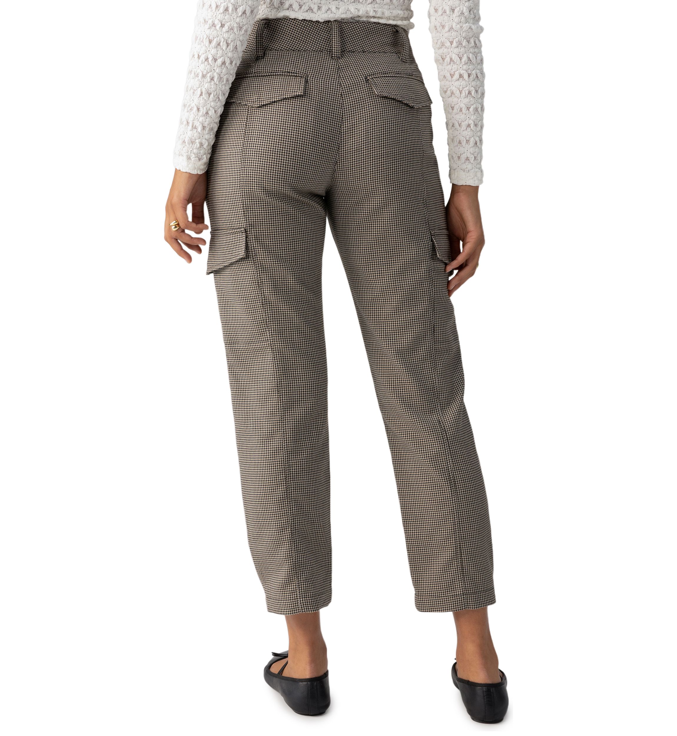 Womens Polished Cargo Pants