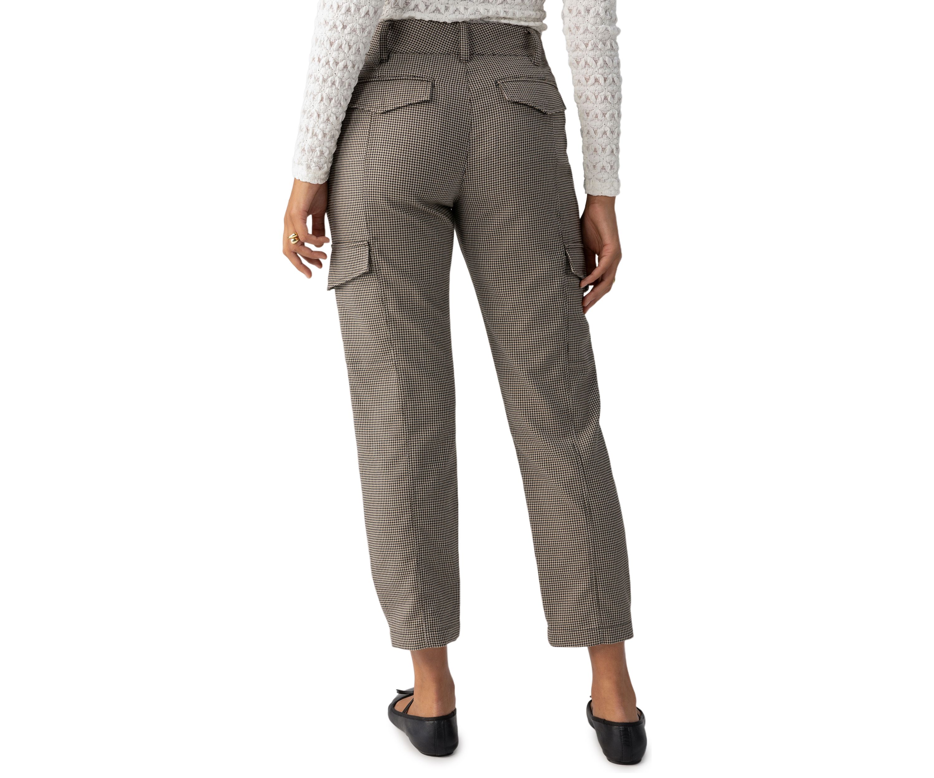 Womens Polished Cargo Pants