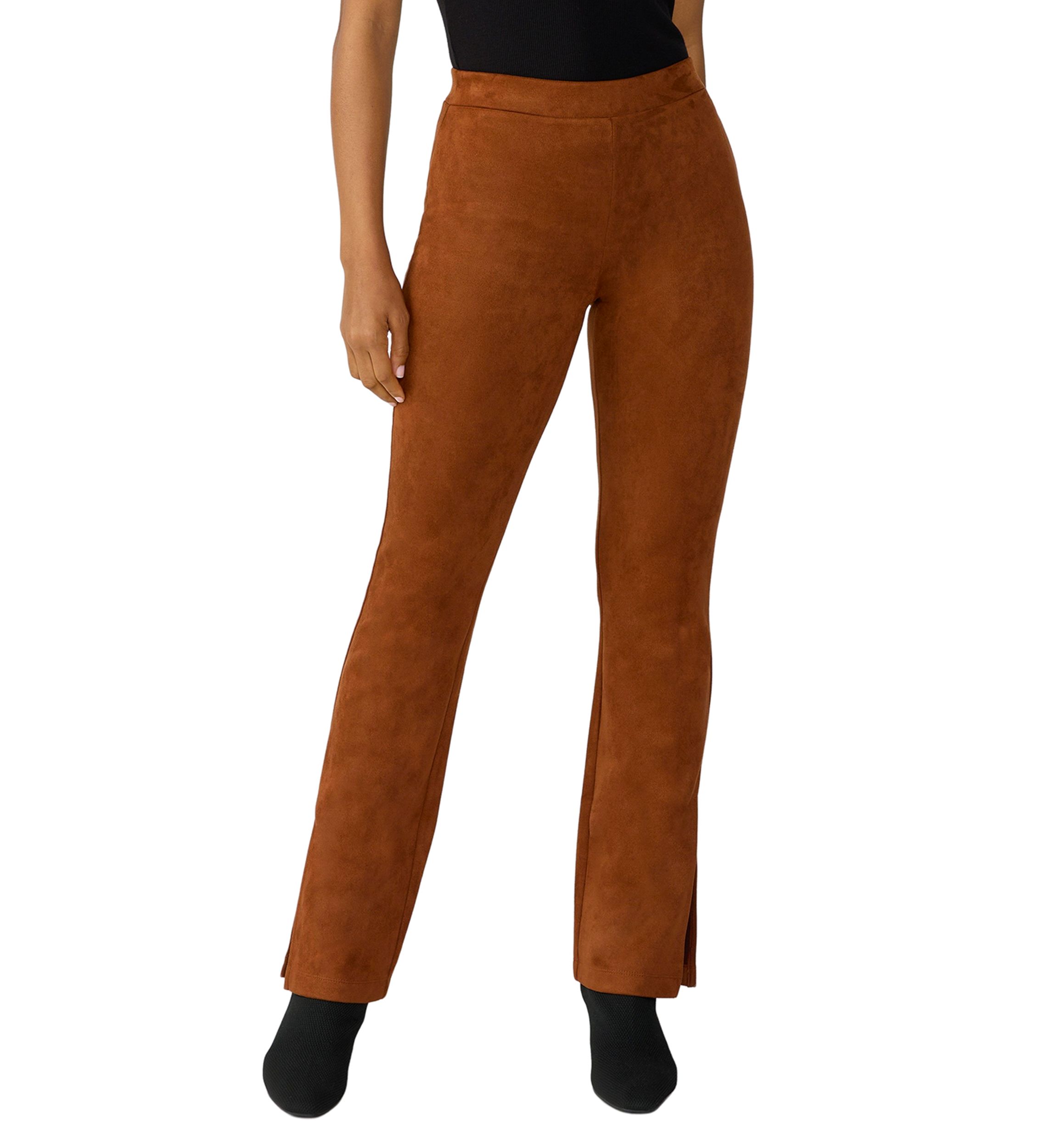 Womens  Abbey Faux Suede Leggings 