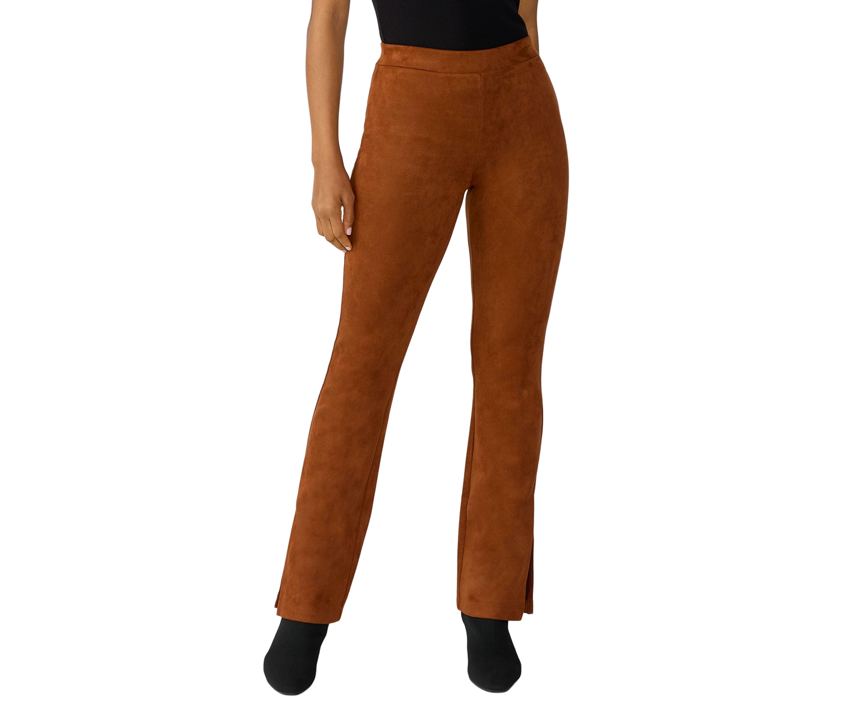 Womens  Abbey Faux Suede Leggings 