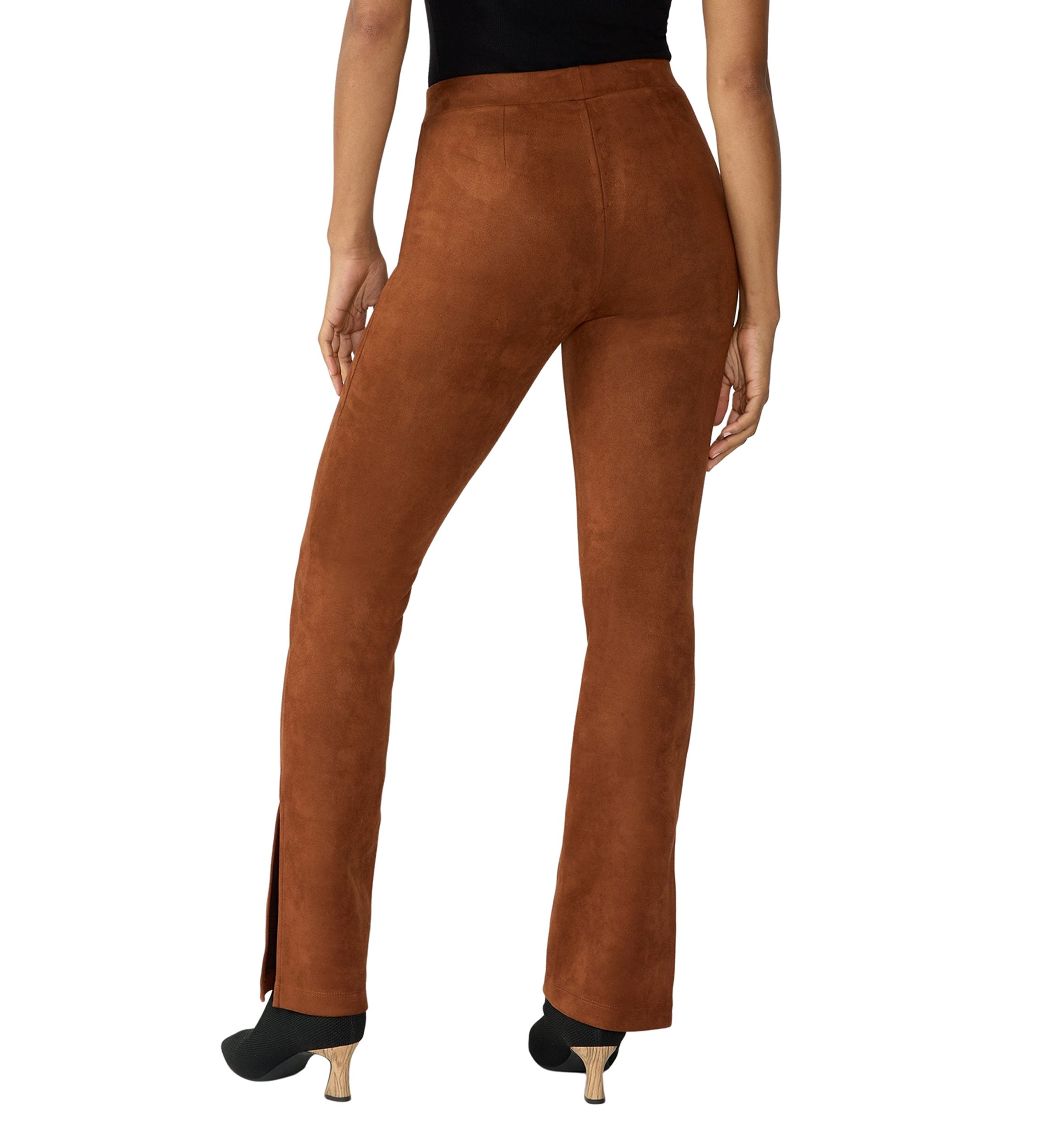 Womens  Abbey Faux Suede Leggings 