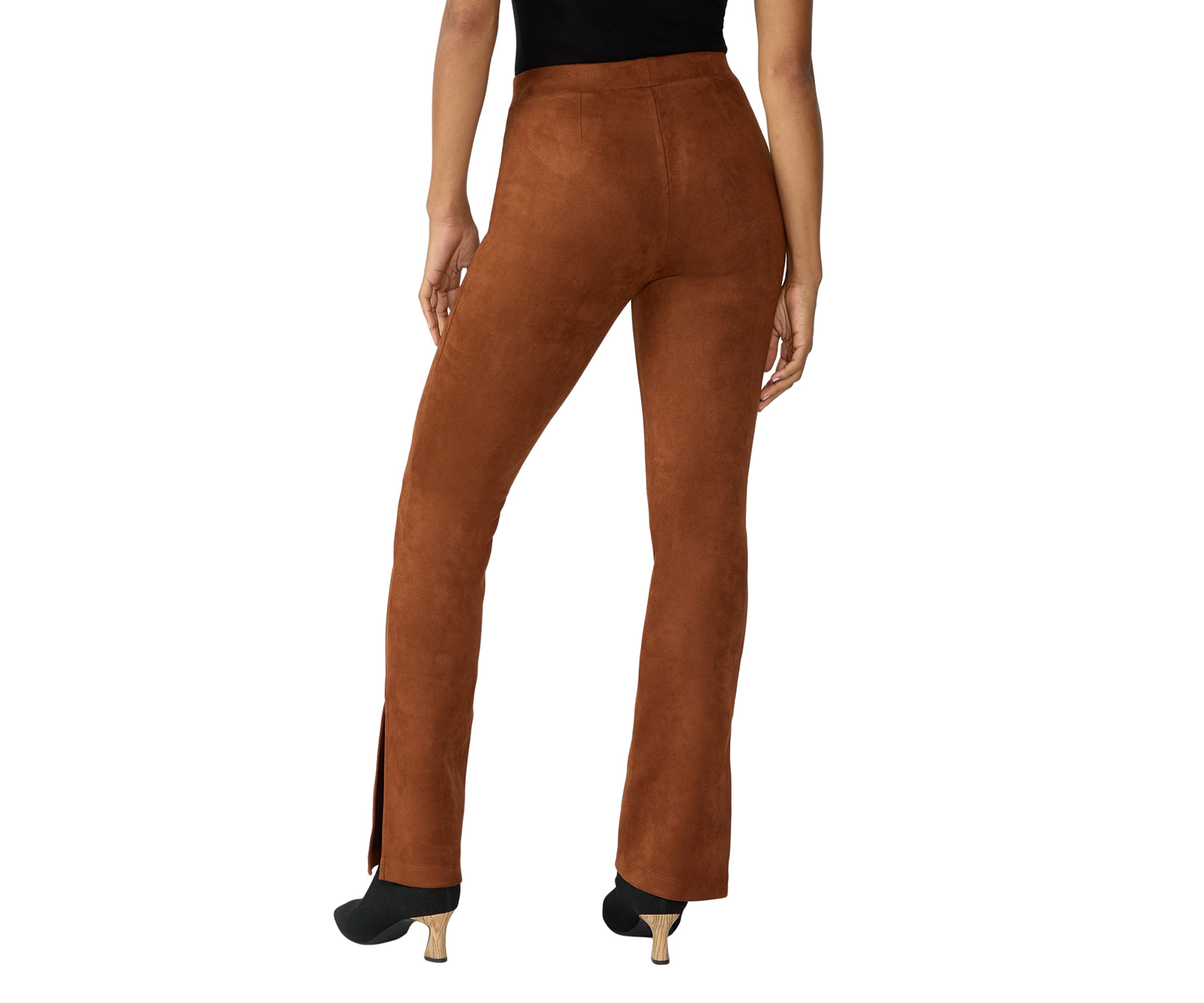 Womens  Abbey Faux Suede Leggings 