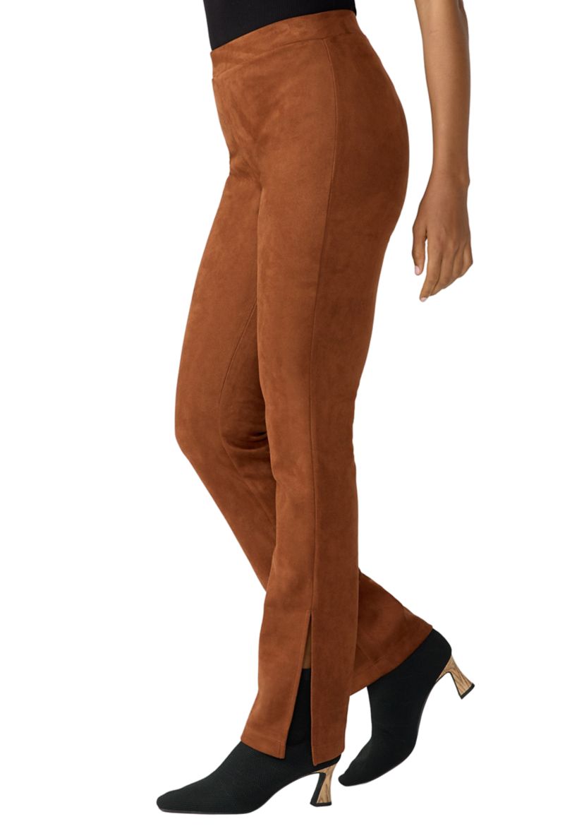 Womens  Abbey Faux Suede Leggings 