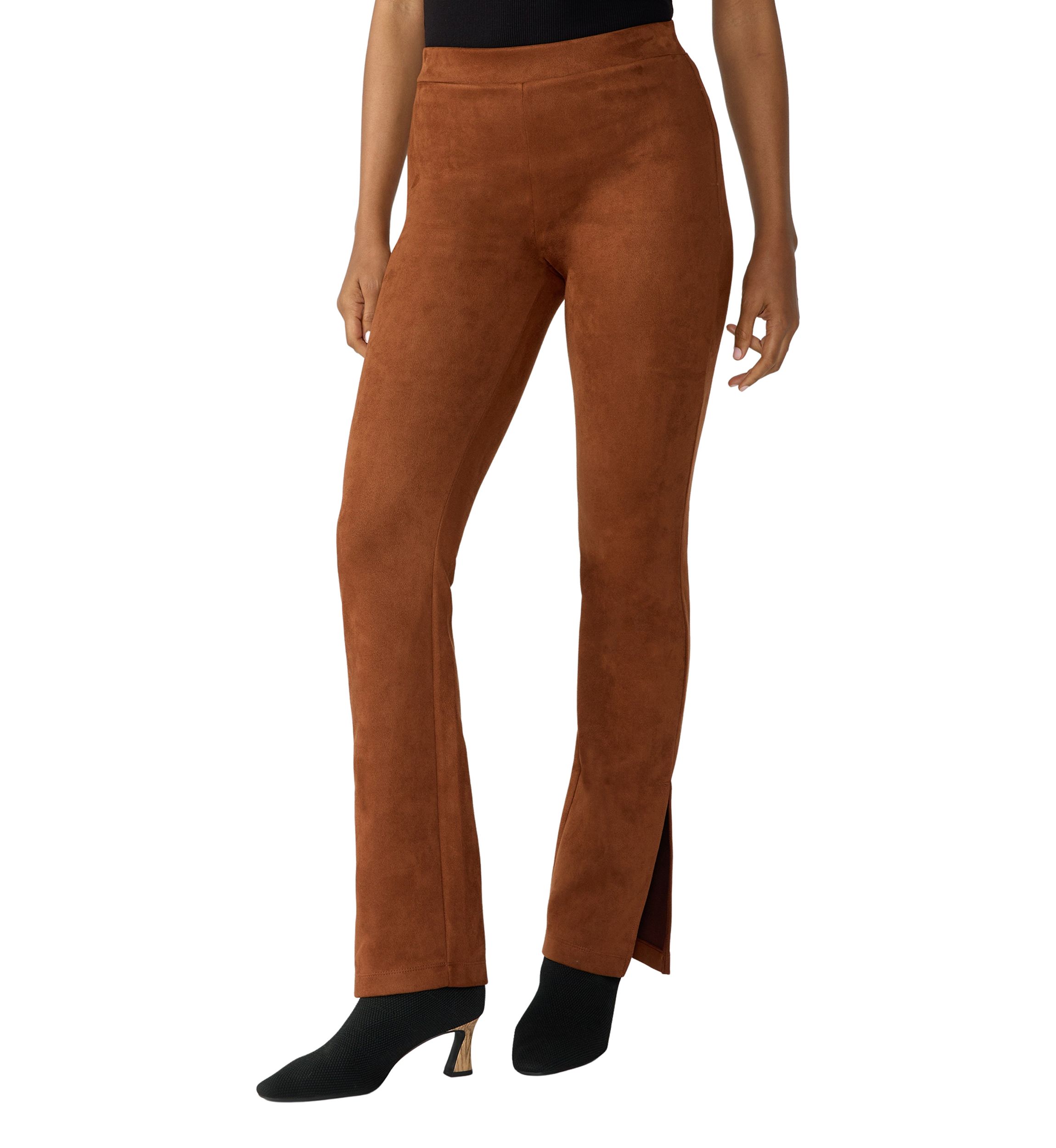 Womens  Abbey Faux Suede Leggings 