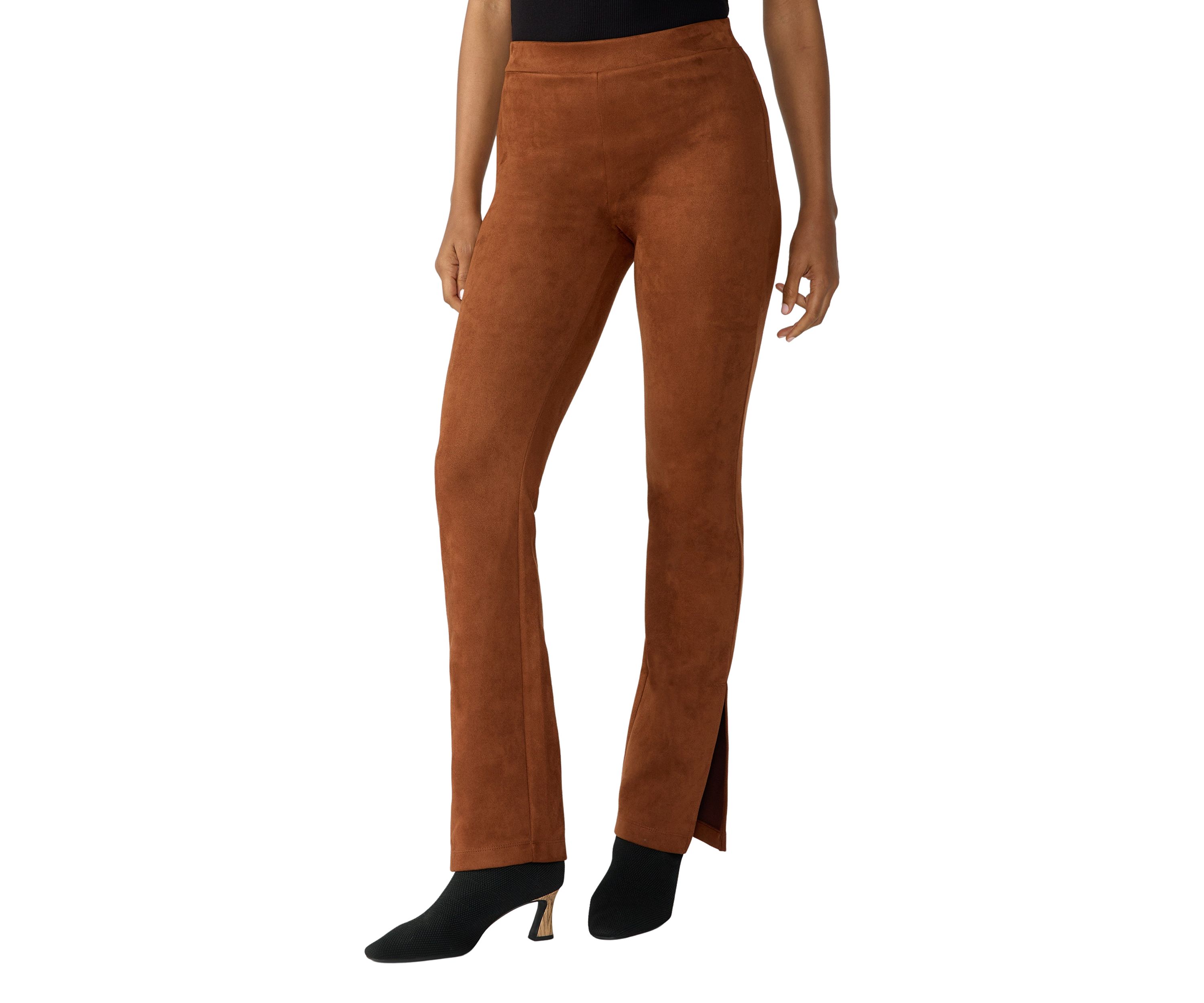 Womens  Abbey Faux Suede Leggings 