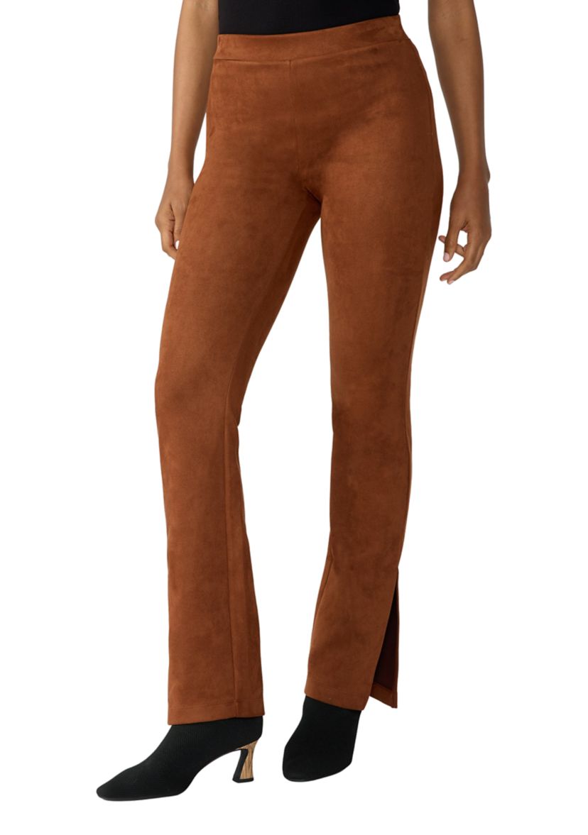 Womens  Abbey Faux Suede Leggings 