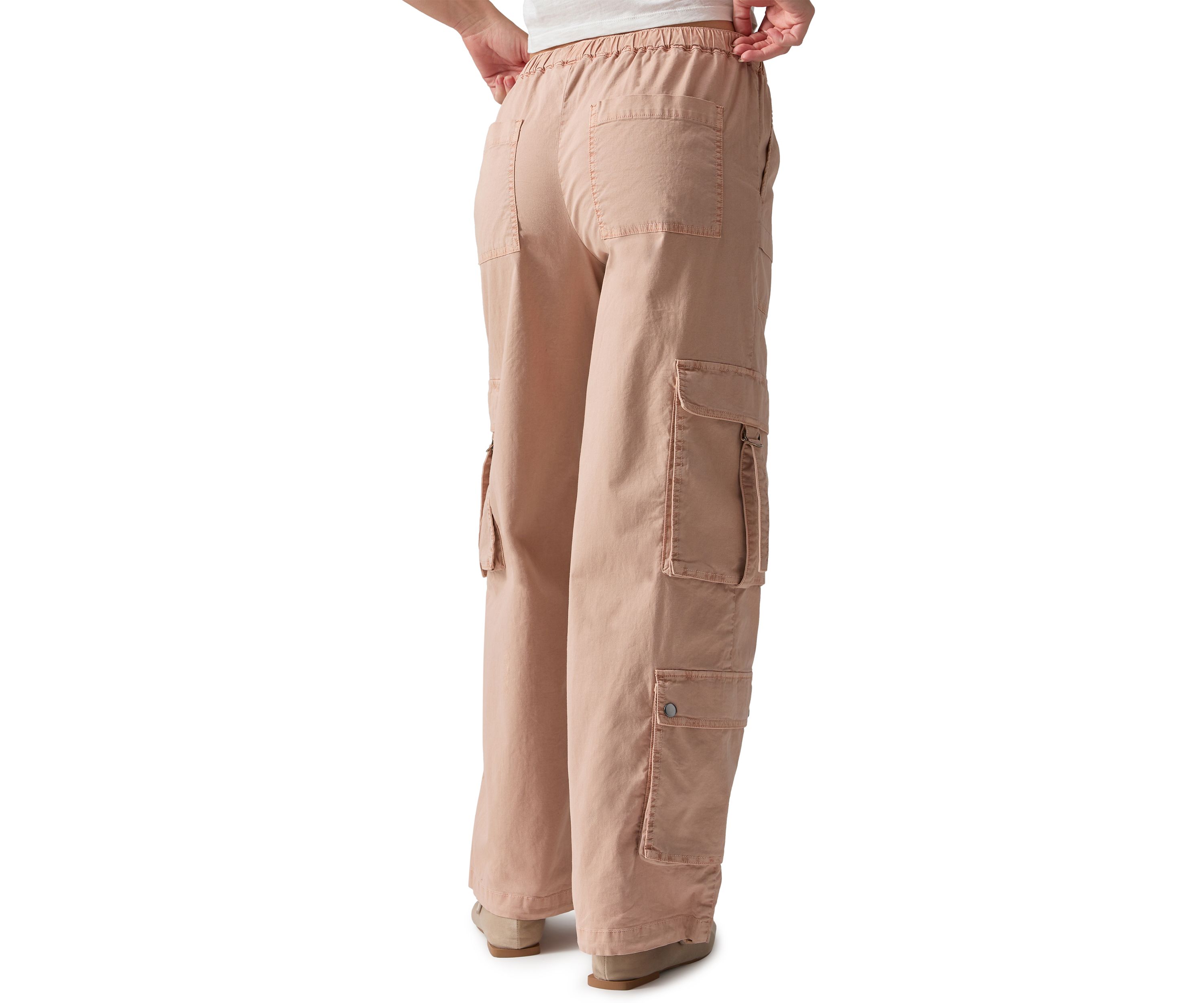 Womens Cargo Parachute Pants