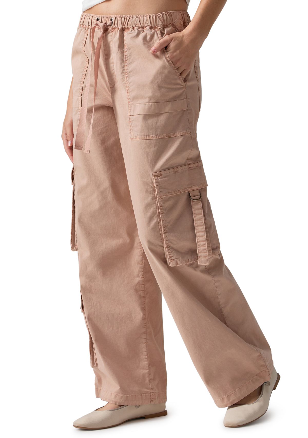 Womens Cargo Parachute Pants