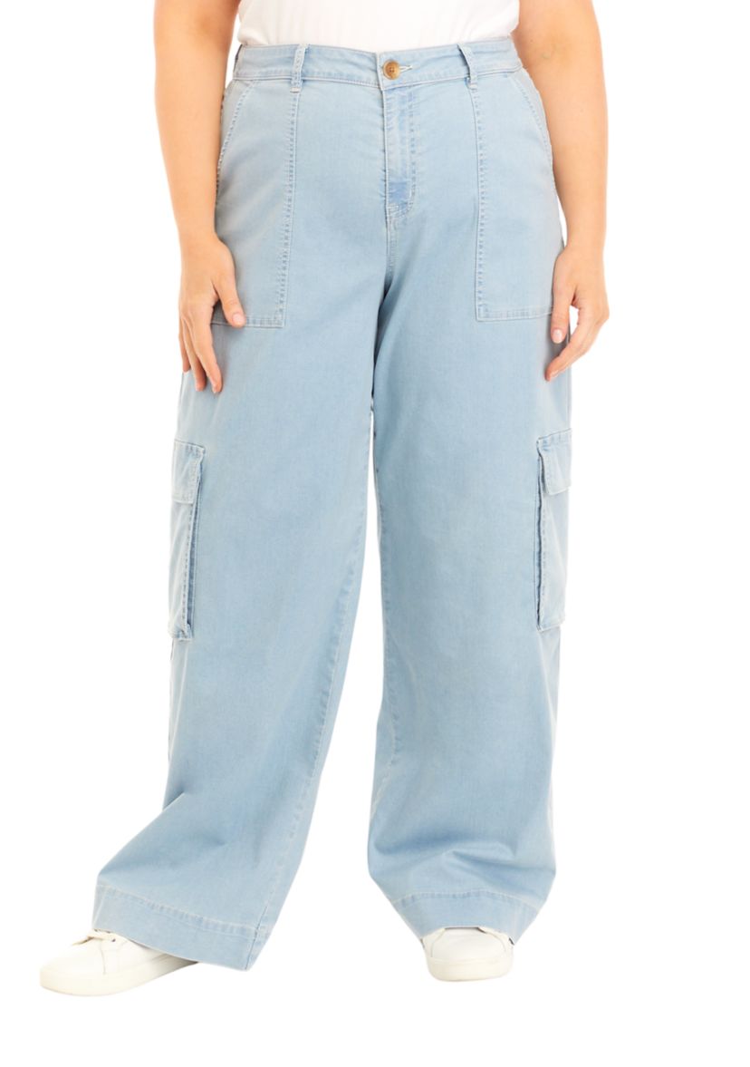 Plus Size Sunset Denim Pants