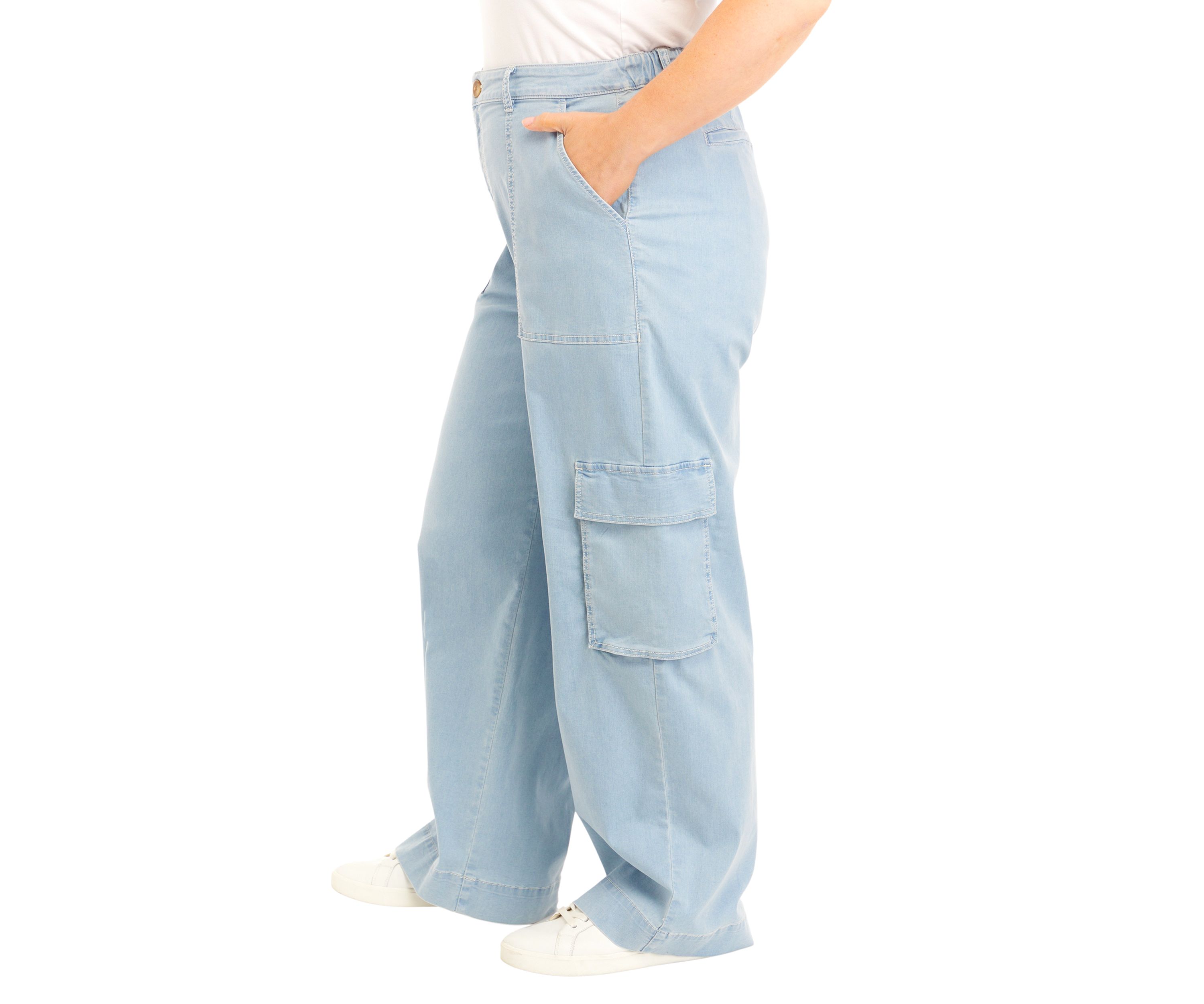 Plus Size Sunset Denim Pants