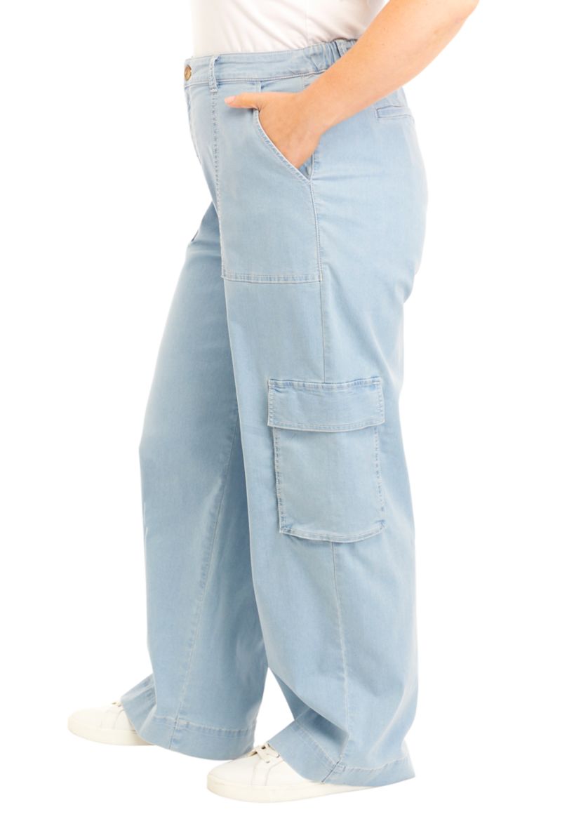 Plus Size Sunset Denim Pants