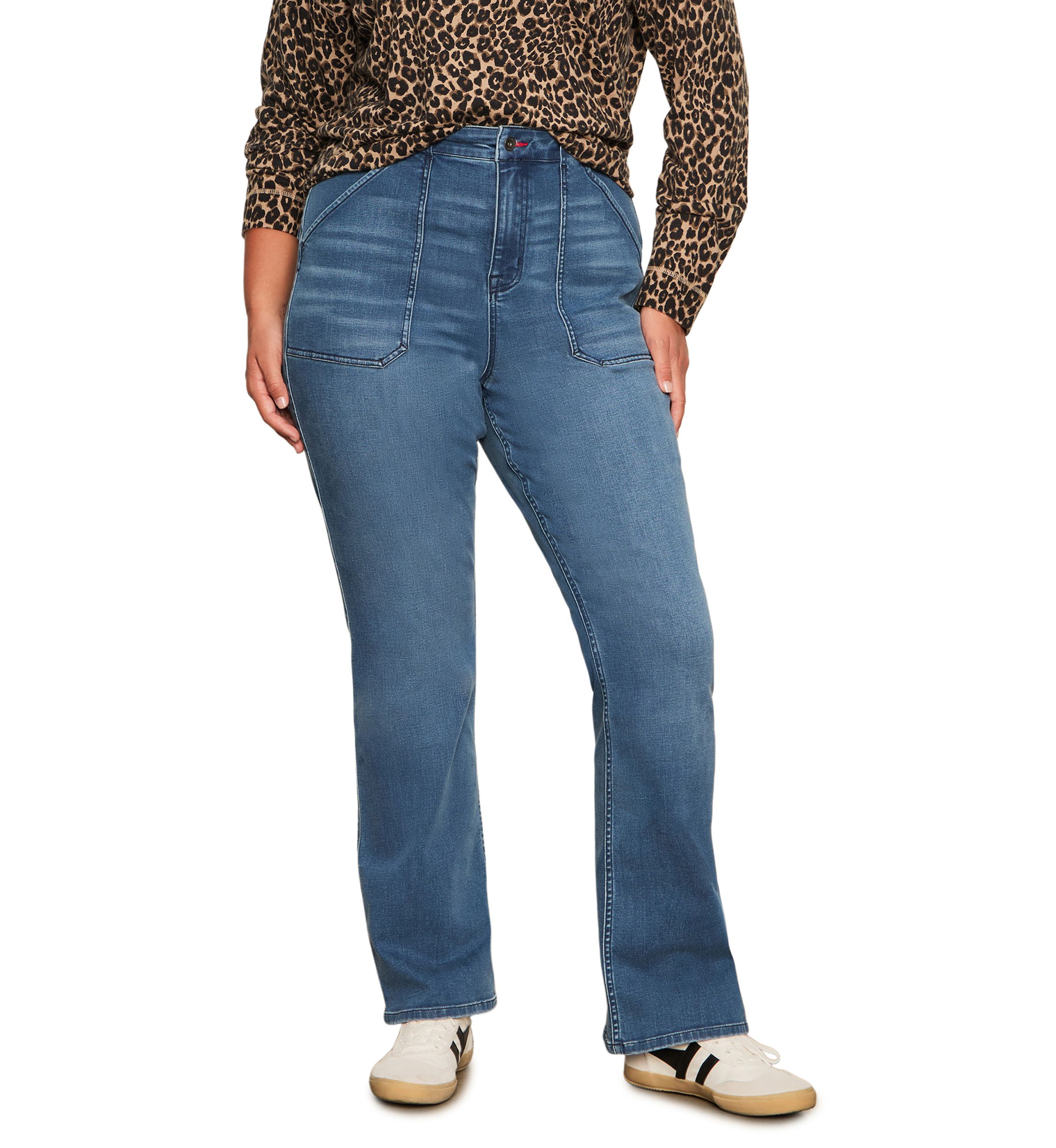 Plus Size Scultped Hayden Bootcut Jeans