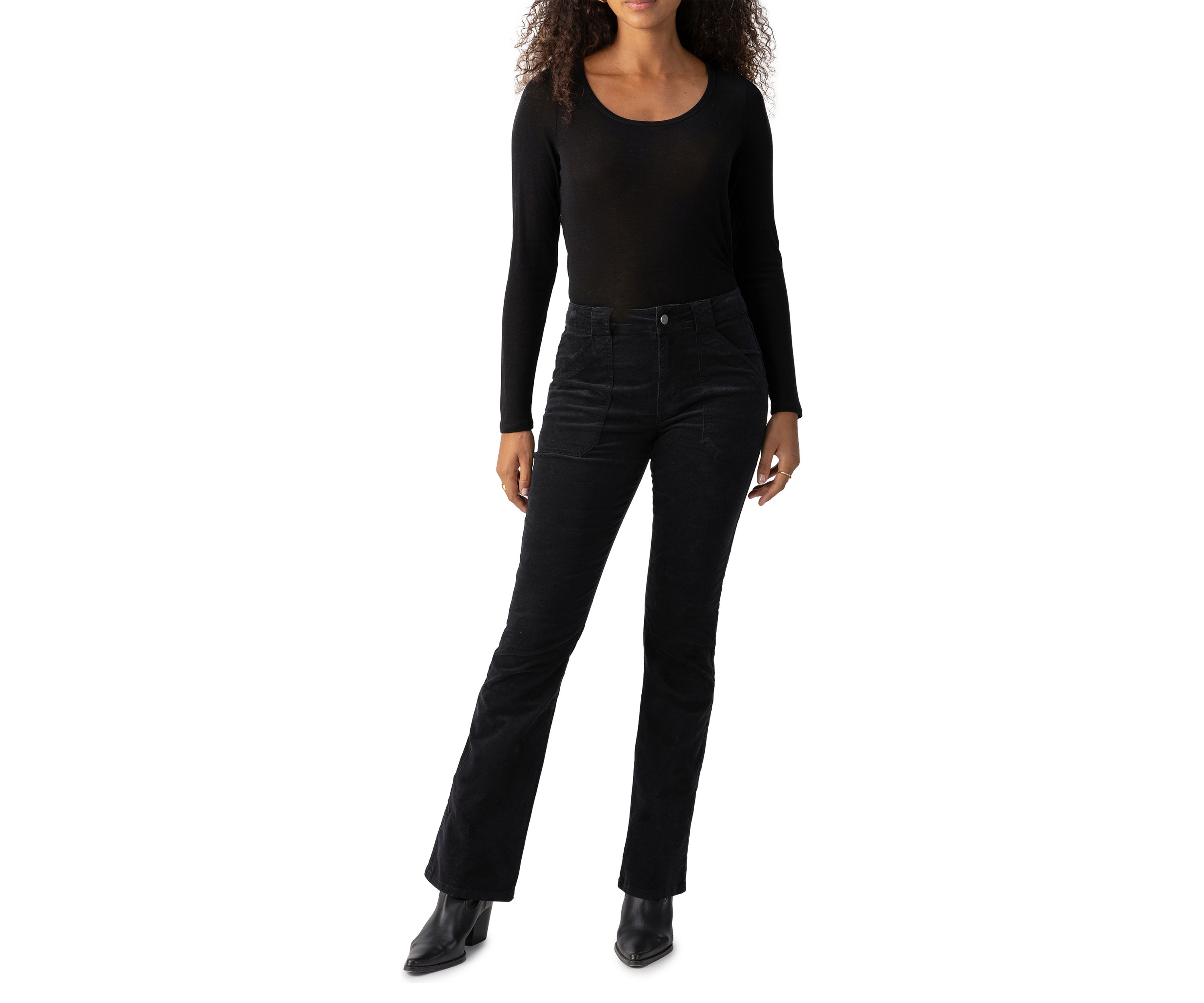 Womens Velveteen Hayden Bootcut Jeans