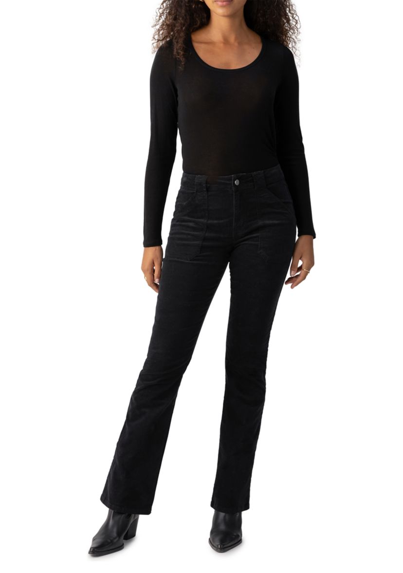 Womens Velveteen Hayden Bootcut Jeans
