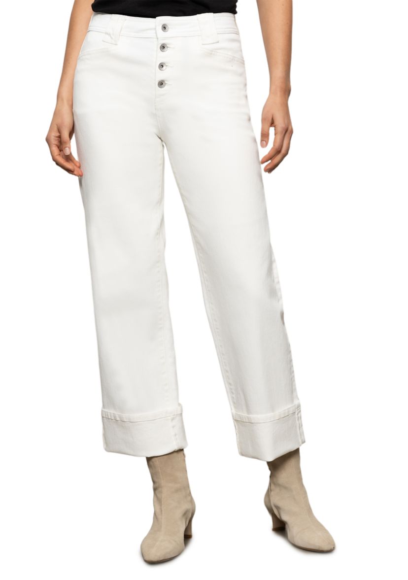 Womens Luna Cuffed Denim Pants