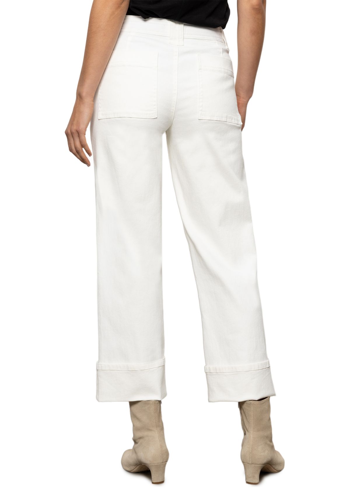 Womens Luna Cuffed Denim Pants