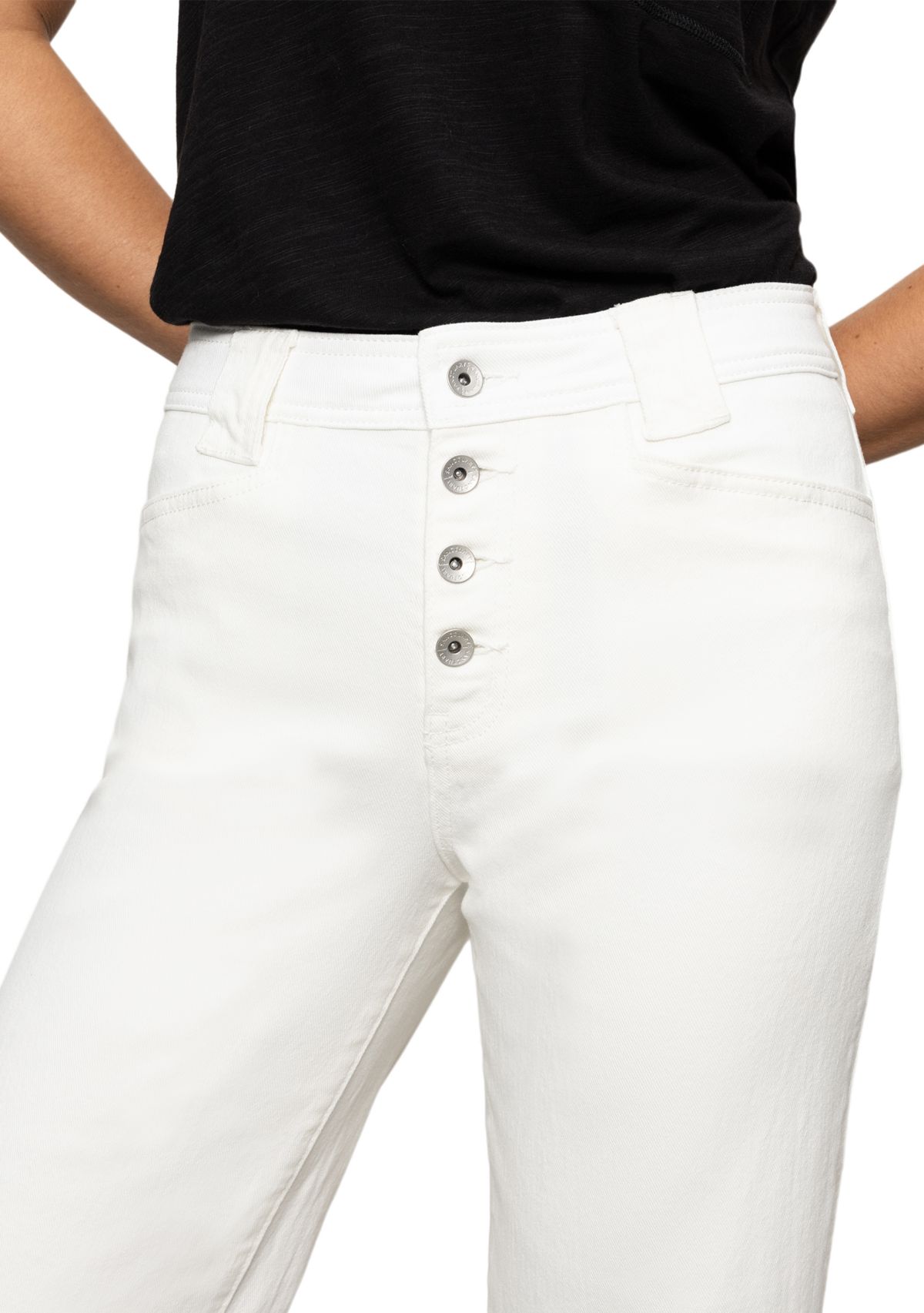 Womens Luna Cuffed Denim Pants