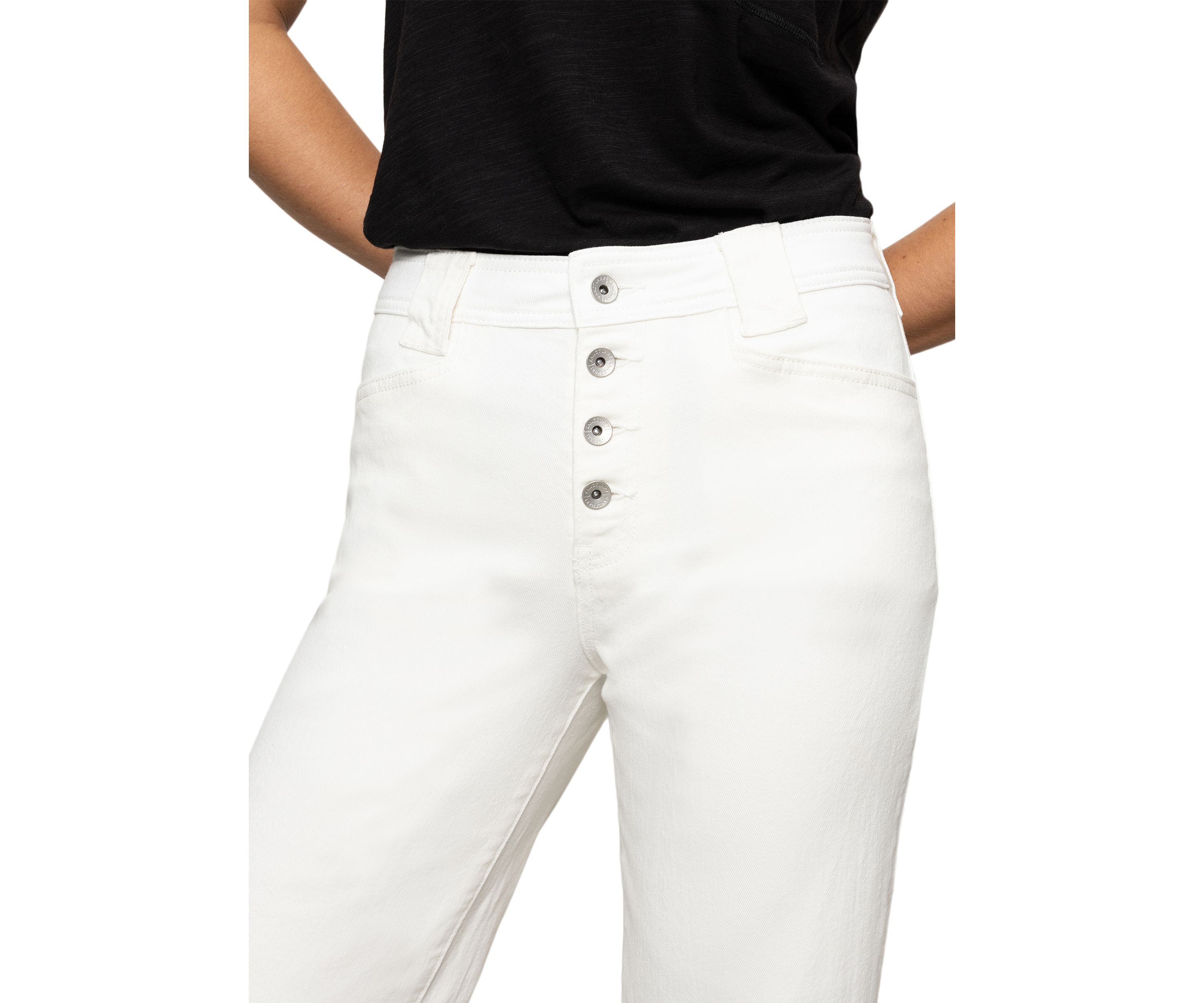 Womens Luna Cuffed Denim Pants