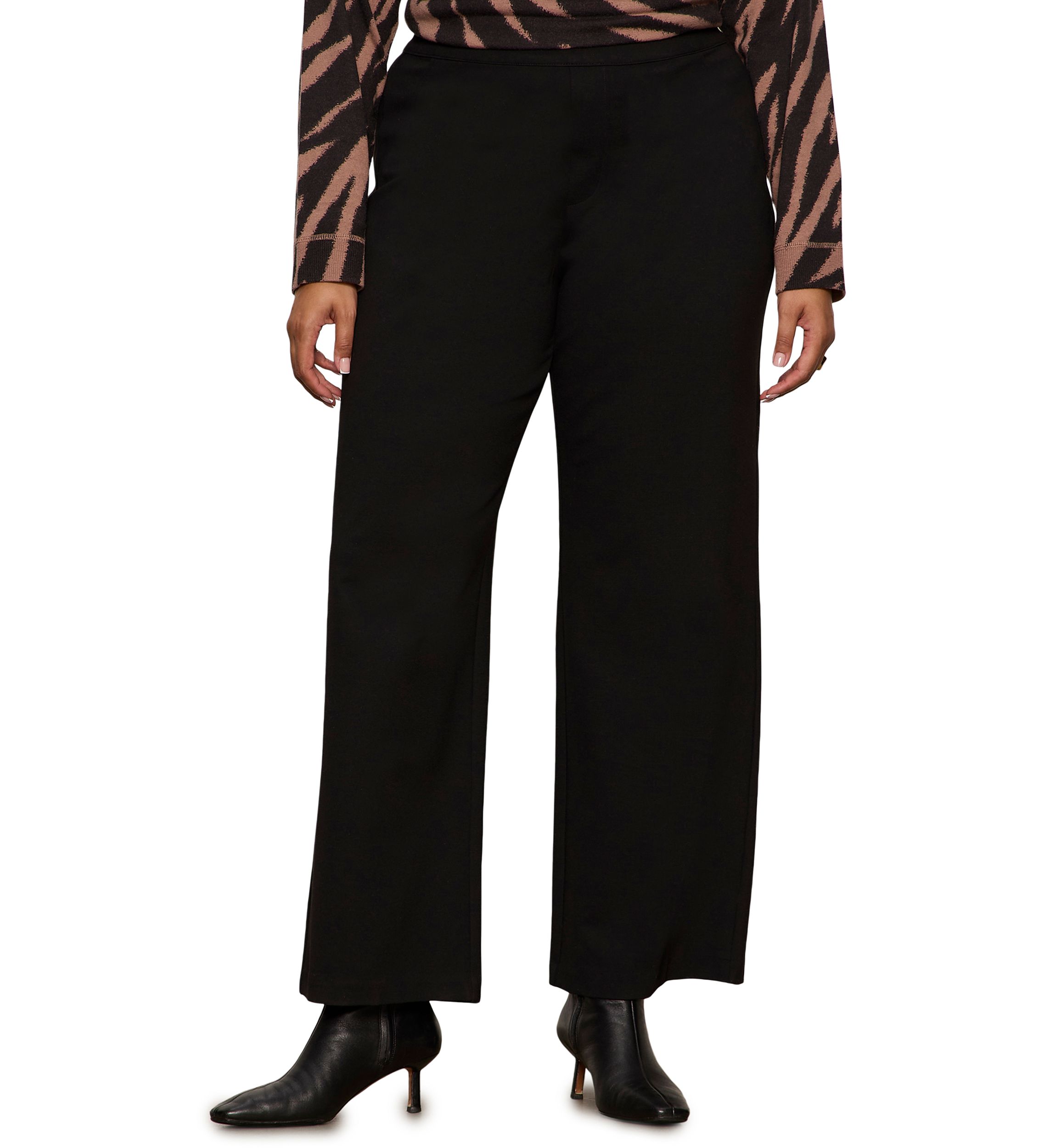 Plus Size Runway Ponte Trousers