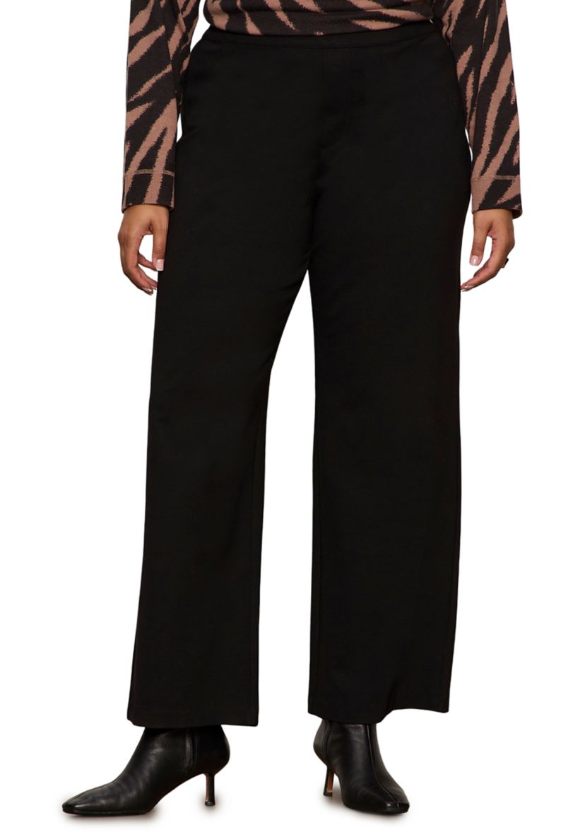 Plus Size Runway Ponte Trousers