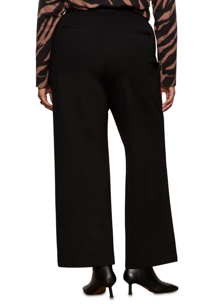 Plus Size Runway Ponte Trousers