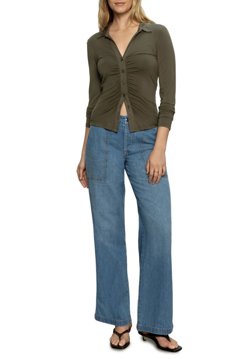 Womens Denim Army Pants