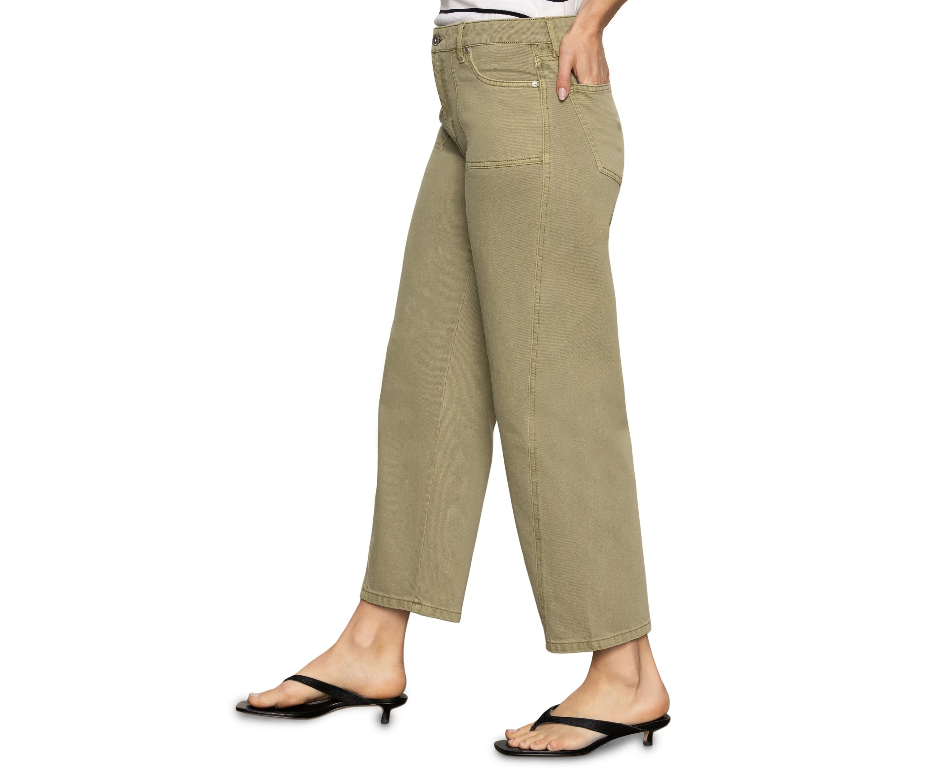 Womens District Column Ankle Jeans