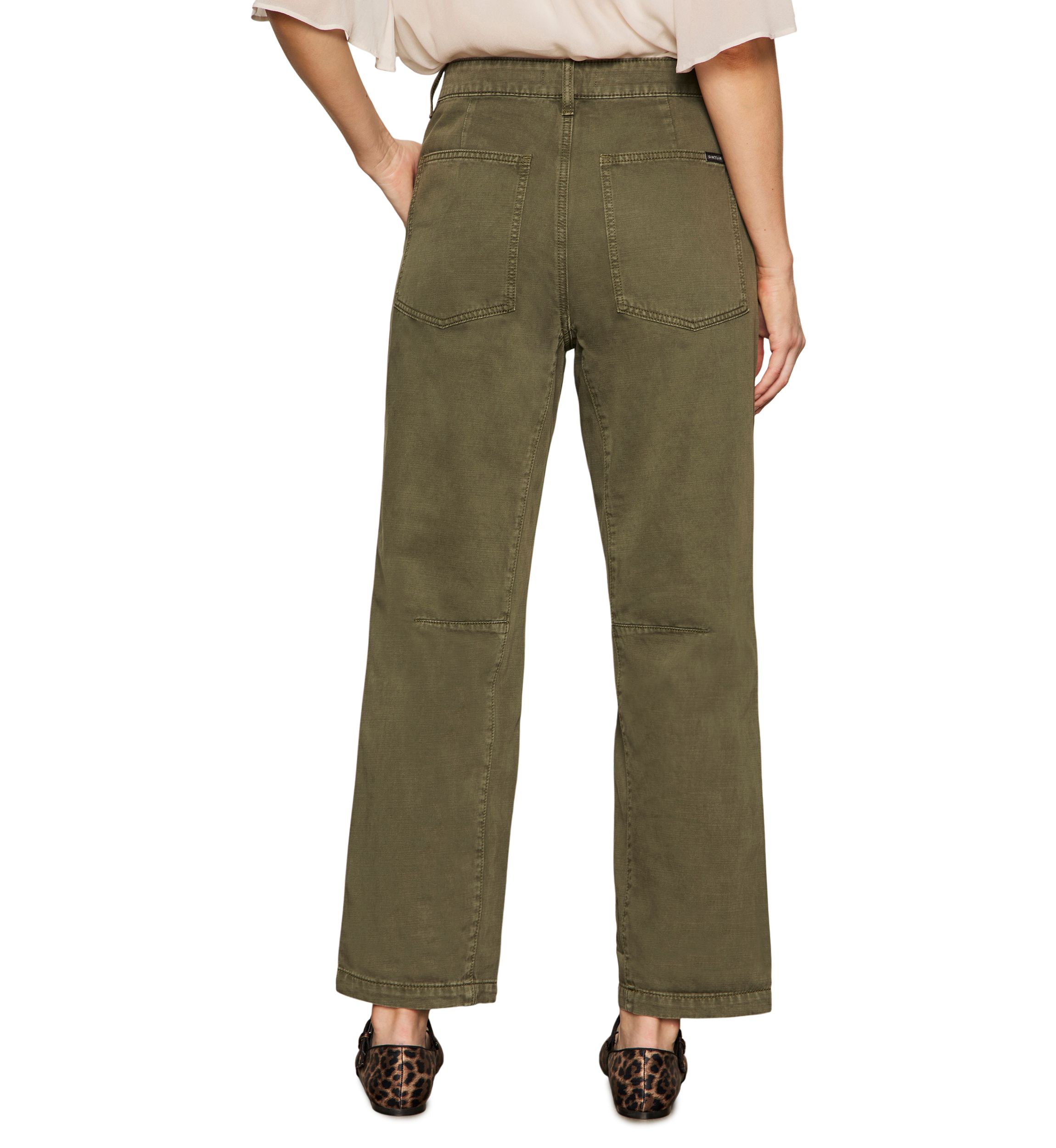 Womens Boyfriend Utility Pants