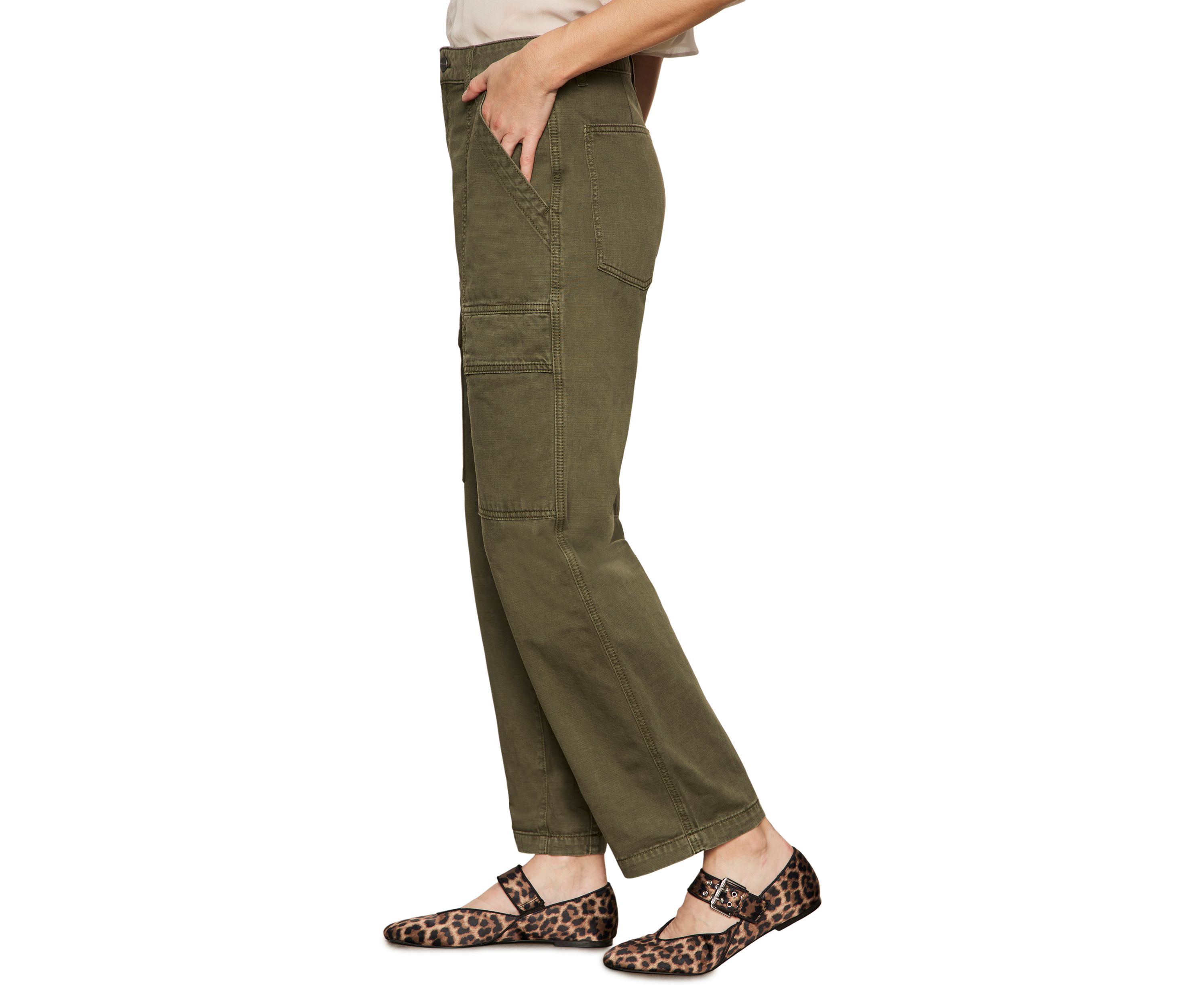 Womens Boyfriend Utility Pants