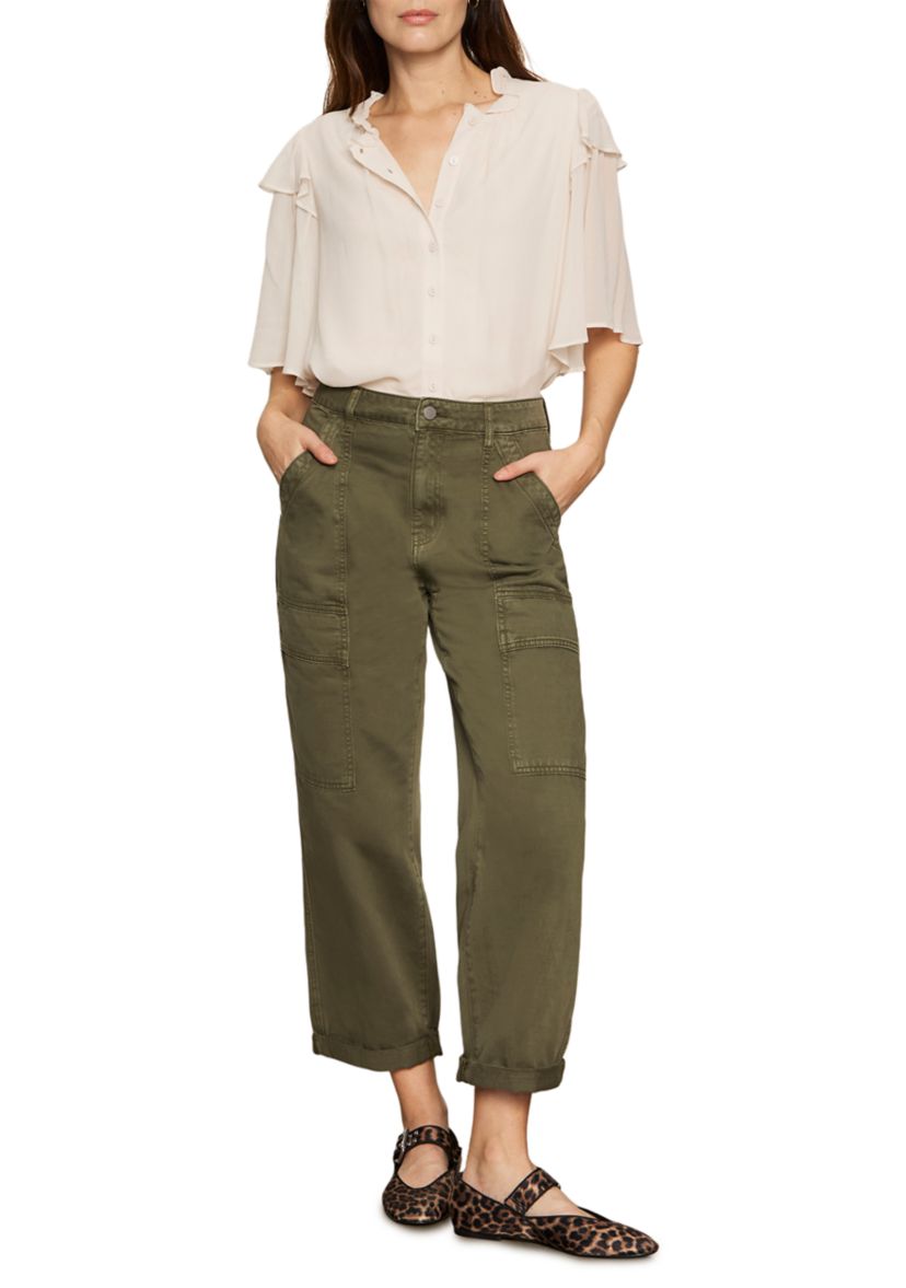 Womens Boyfriend Utility Pants