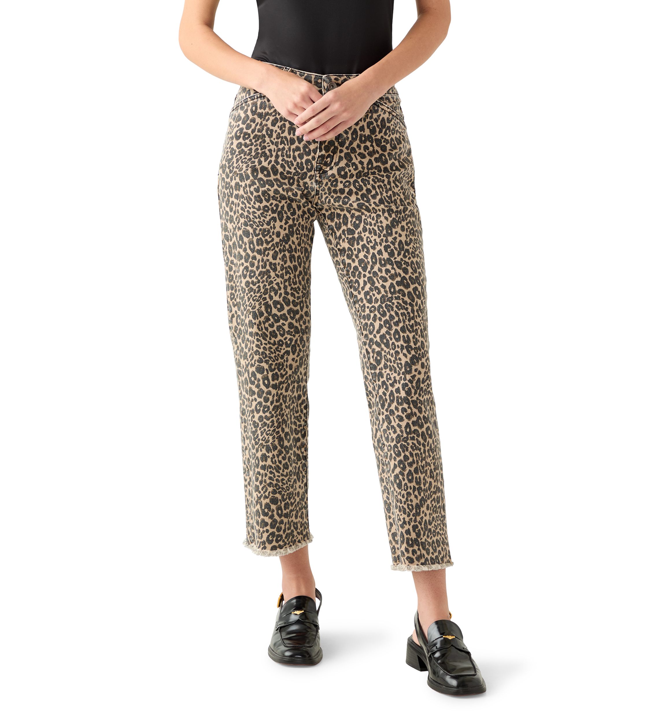 Cadence 90s Straight Leg Cropped Jeans