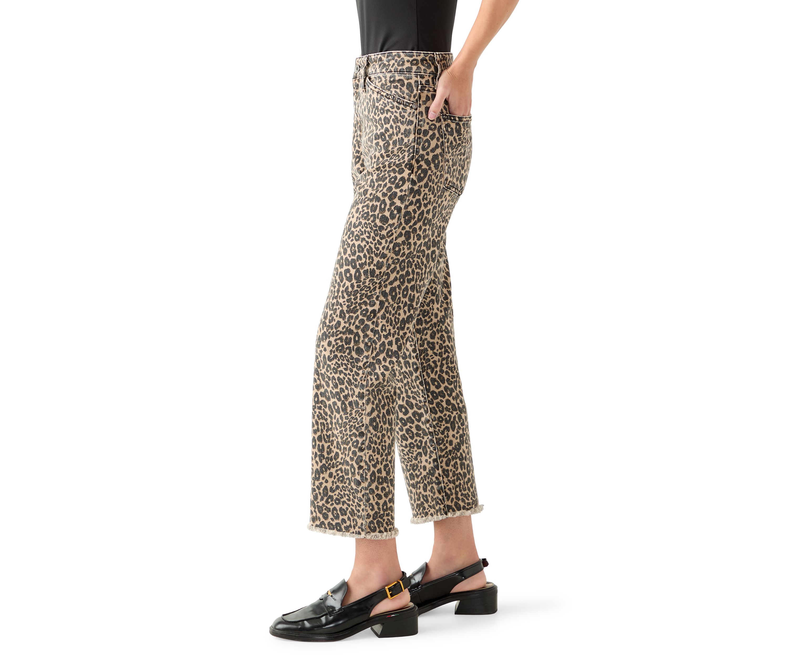 Cadence 90s Straight Leg Cropped Jeans