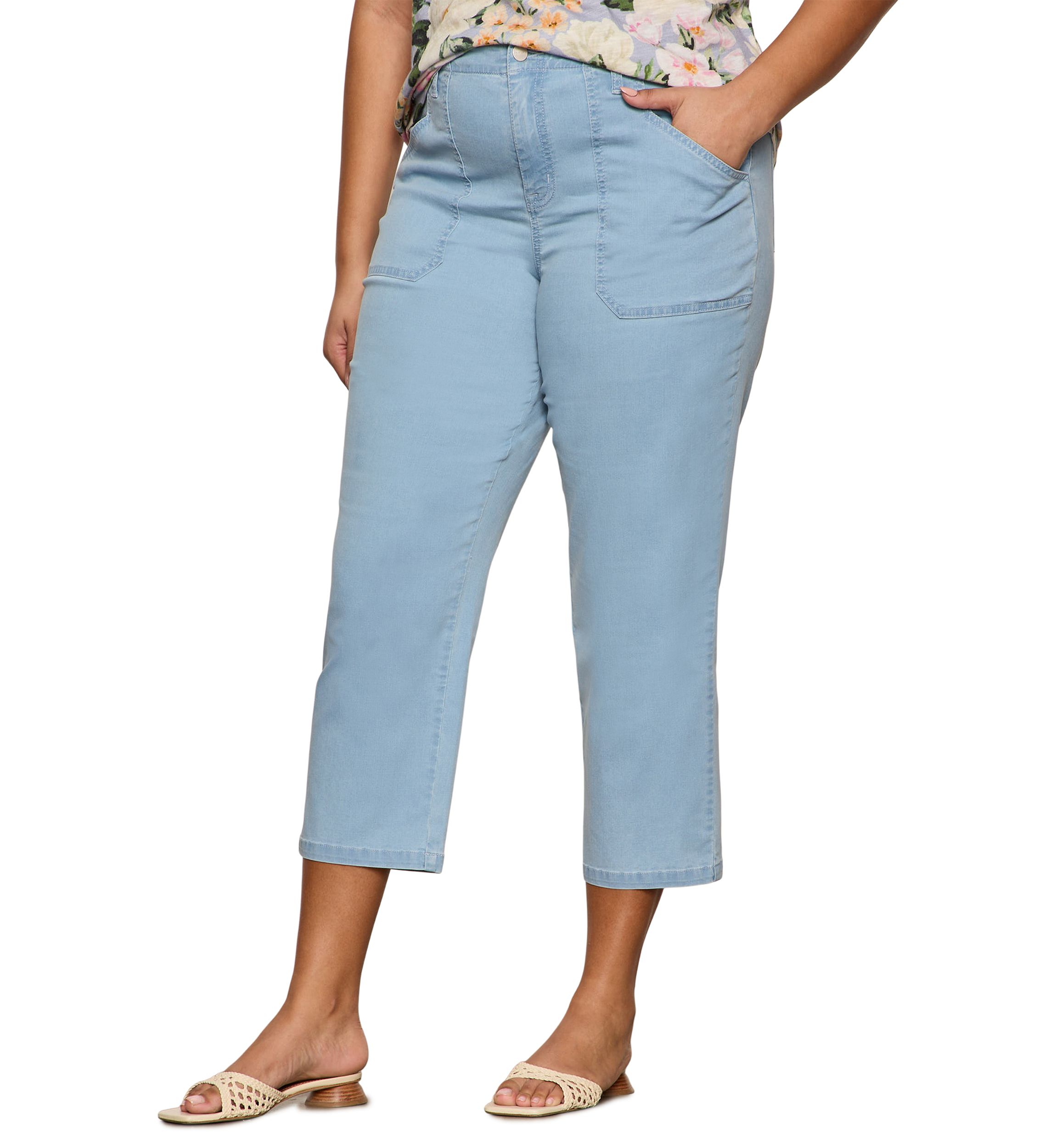 Sanctuary Plus Size Retreat Wide Leg Cropped Pants | Belk