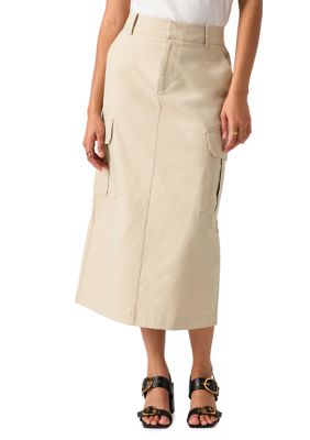 Sanctuary Women’s Essential Cargo Skirt, Beige, 24