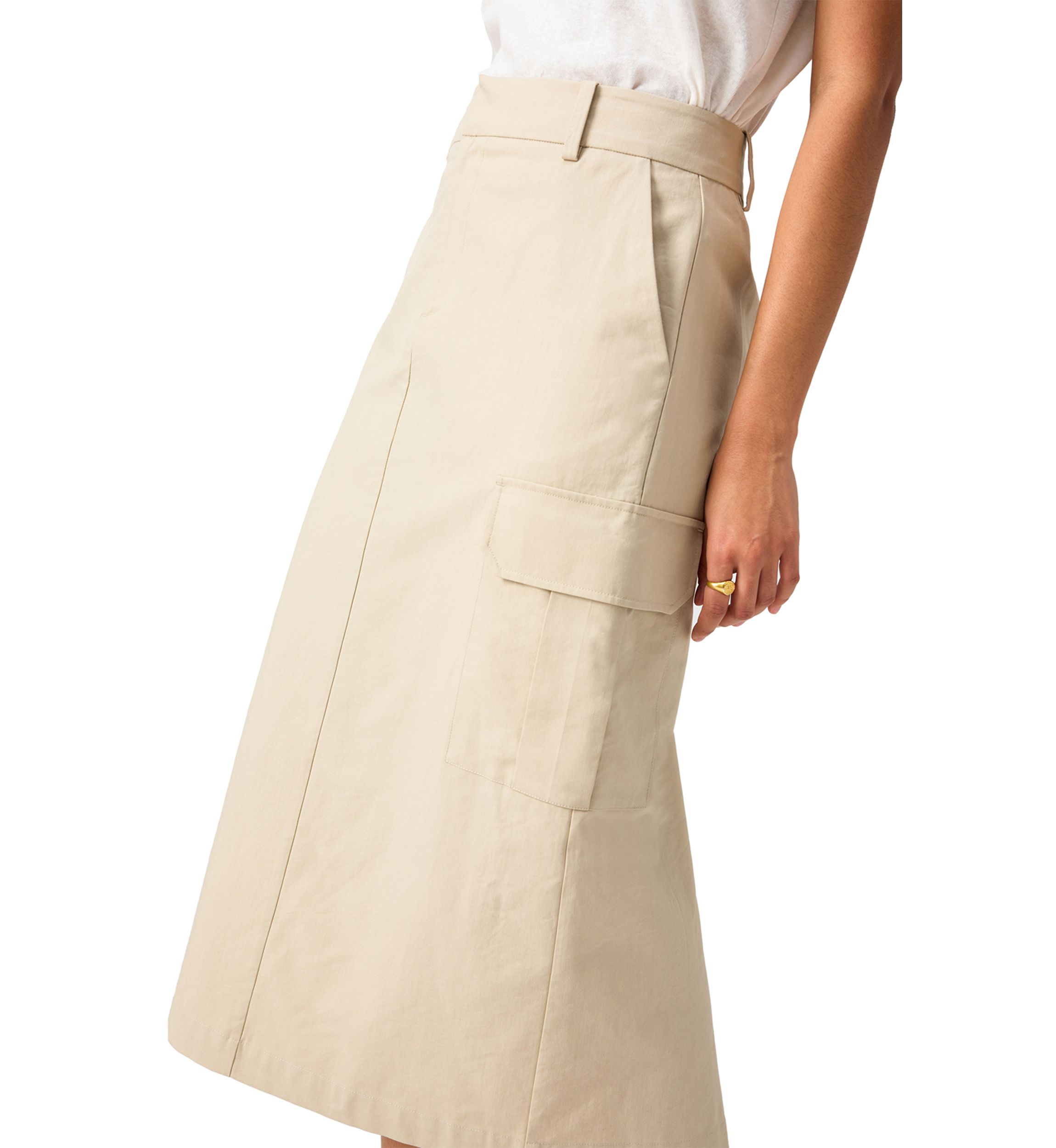 Womens Essential Cargo Skirt