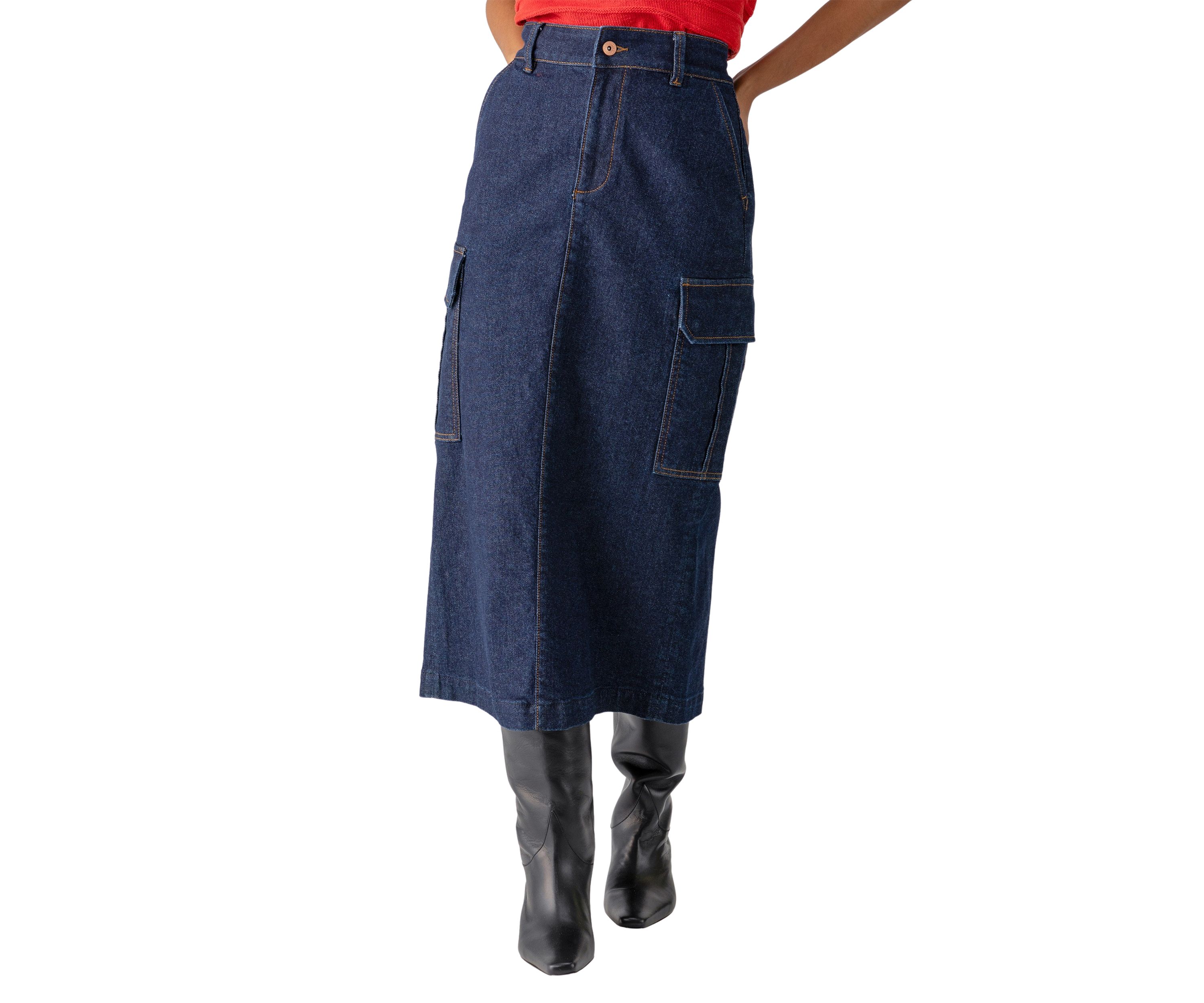 Womens Essential Cargo Skirt