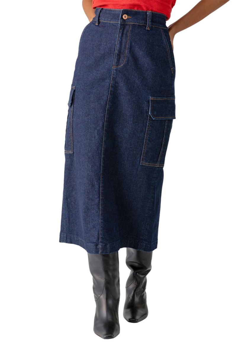 Womens Essential Cargo Skirt