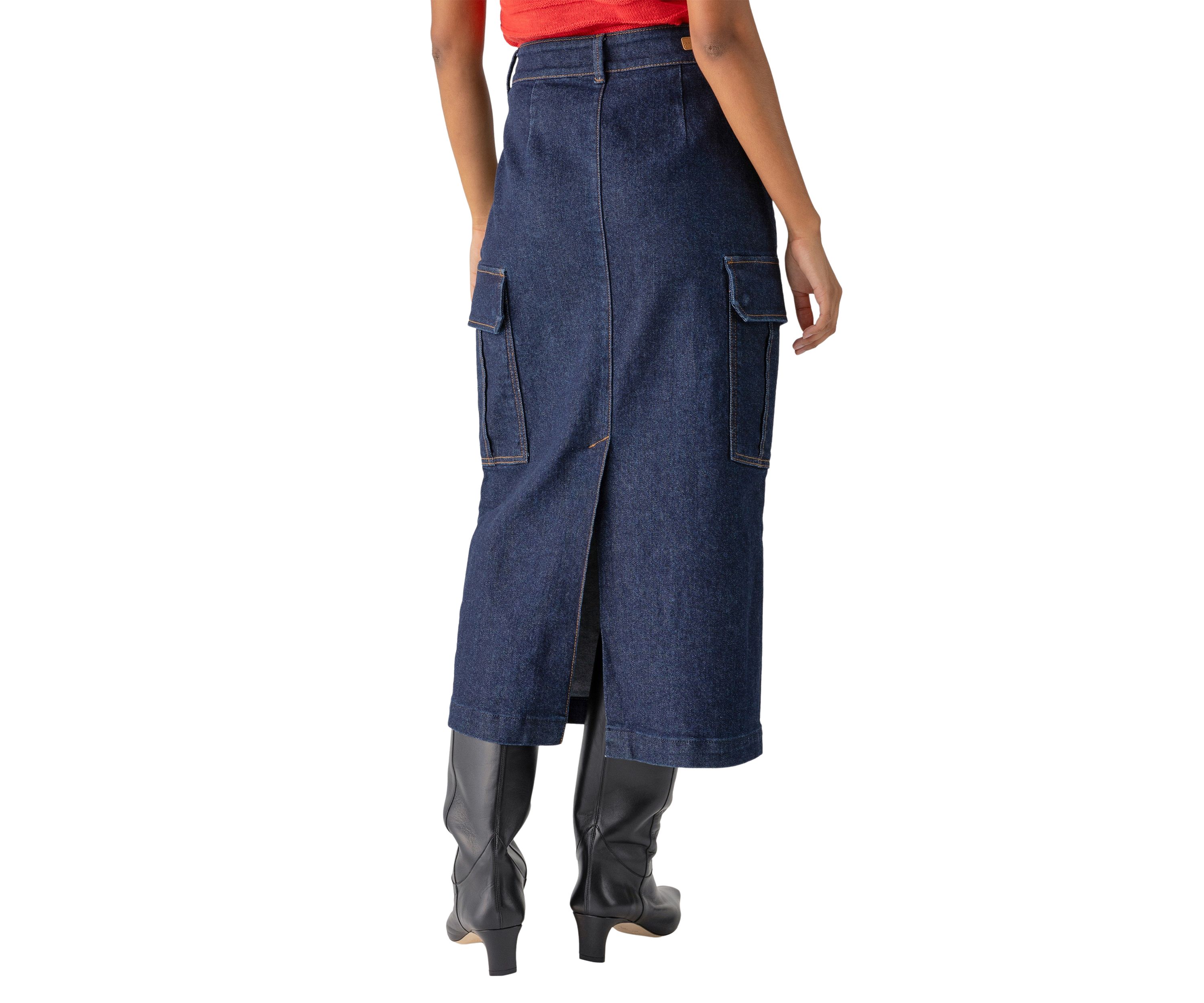 Womens Essential Cargo Skirt