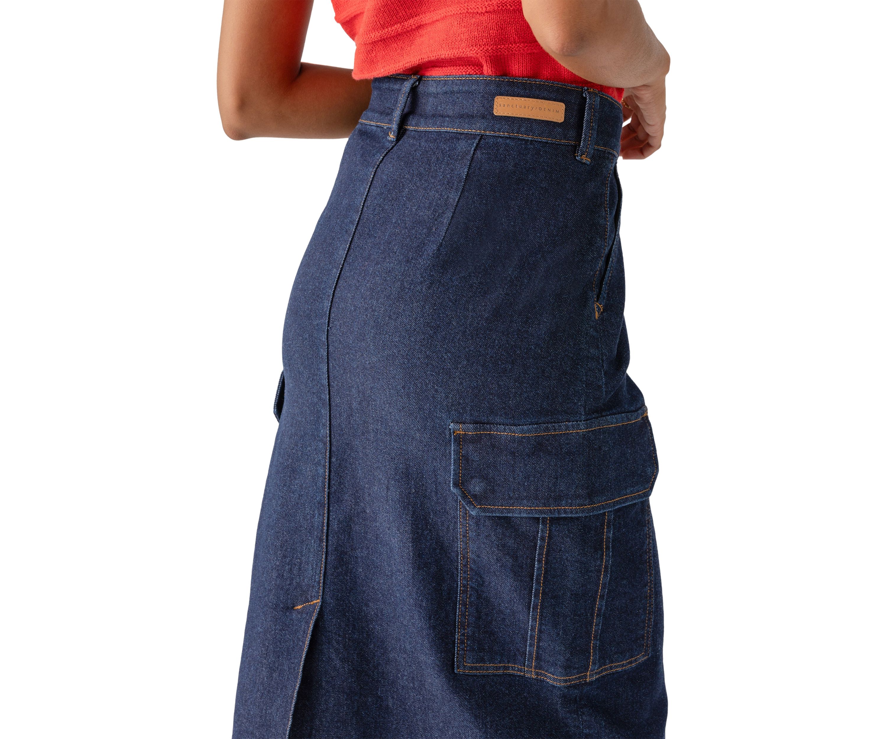 Womens Essential Cargo Skirt