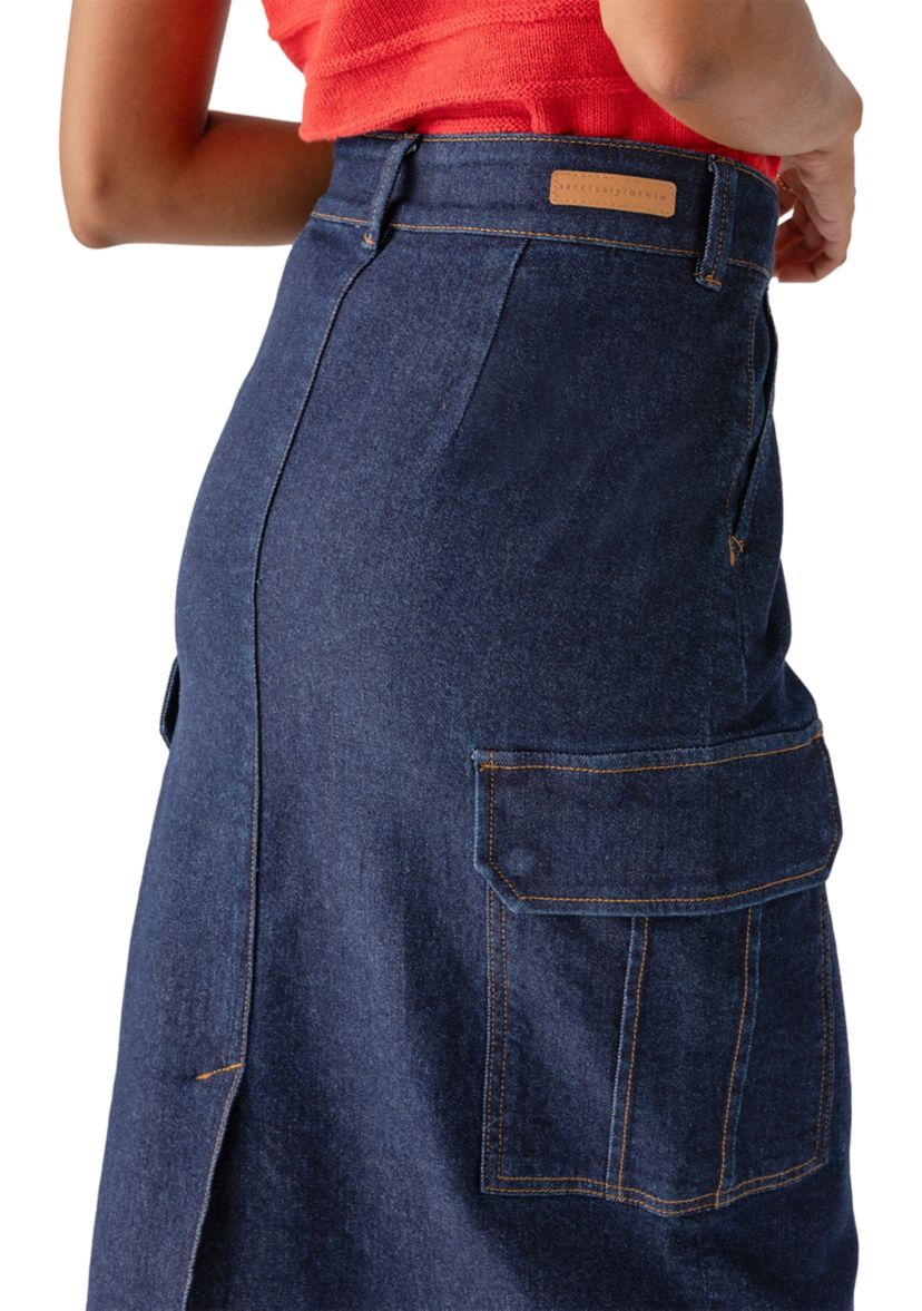 Womens Essential Cargo Skirt