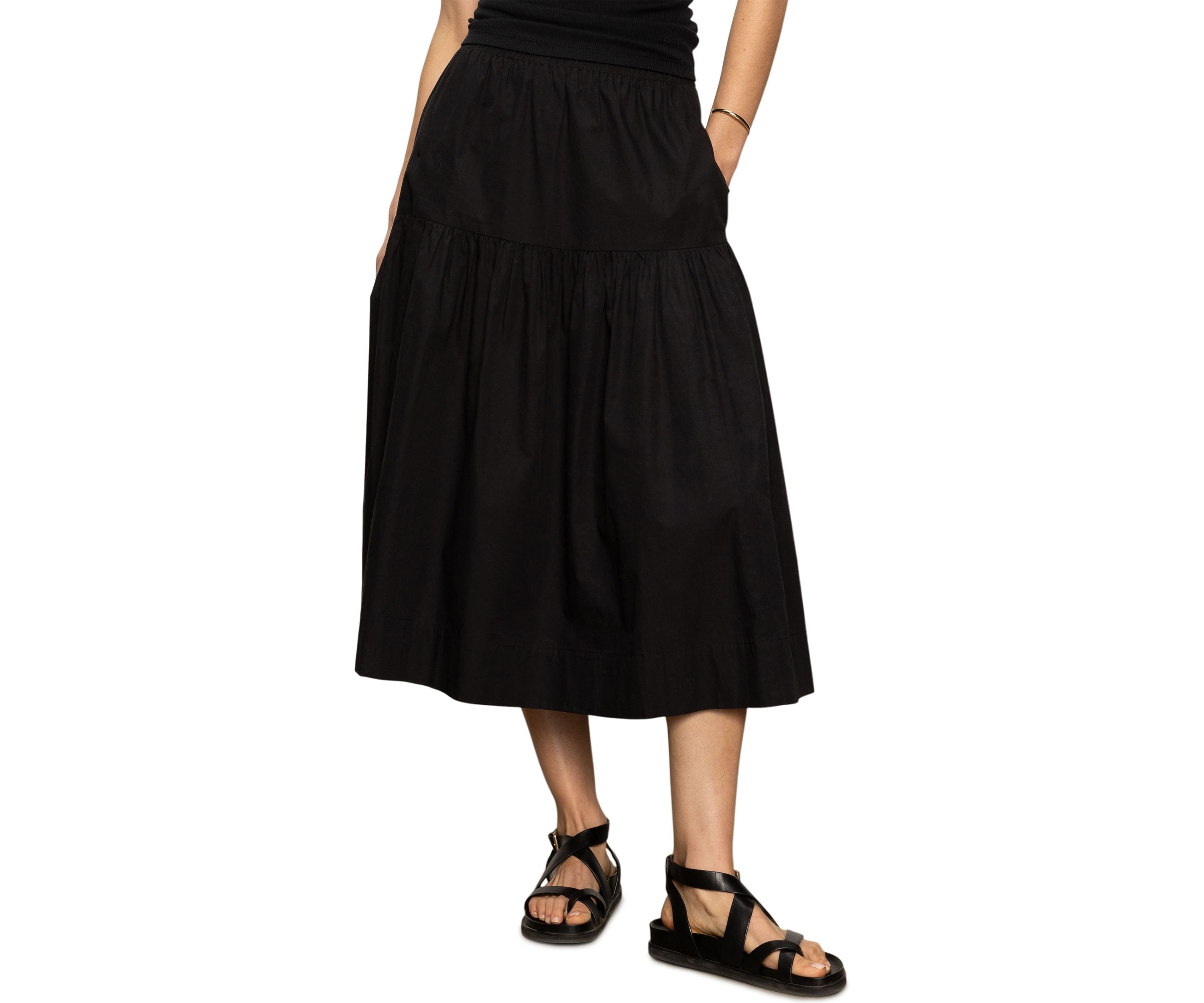 Womens Poplin Prairie Skirt 